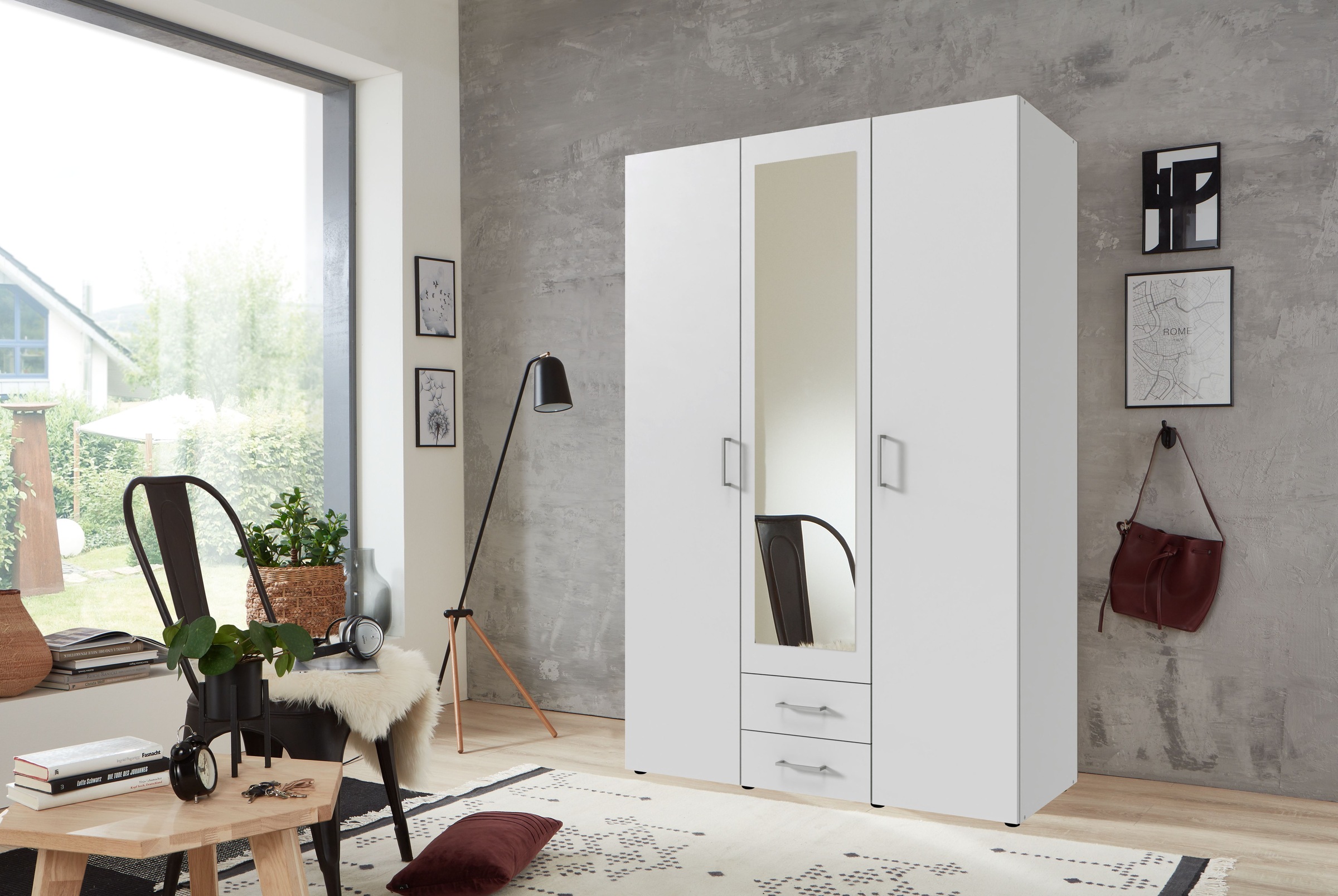 Wimex Drehtürenschrank "Mugano, 135 oder 180cm breit, 208 oder 236cm hoch, günstig online kaufen