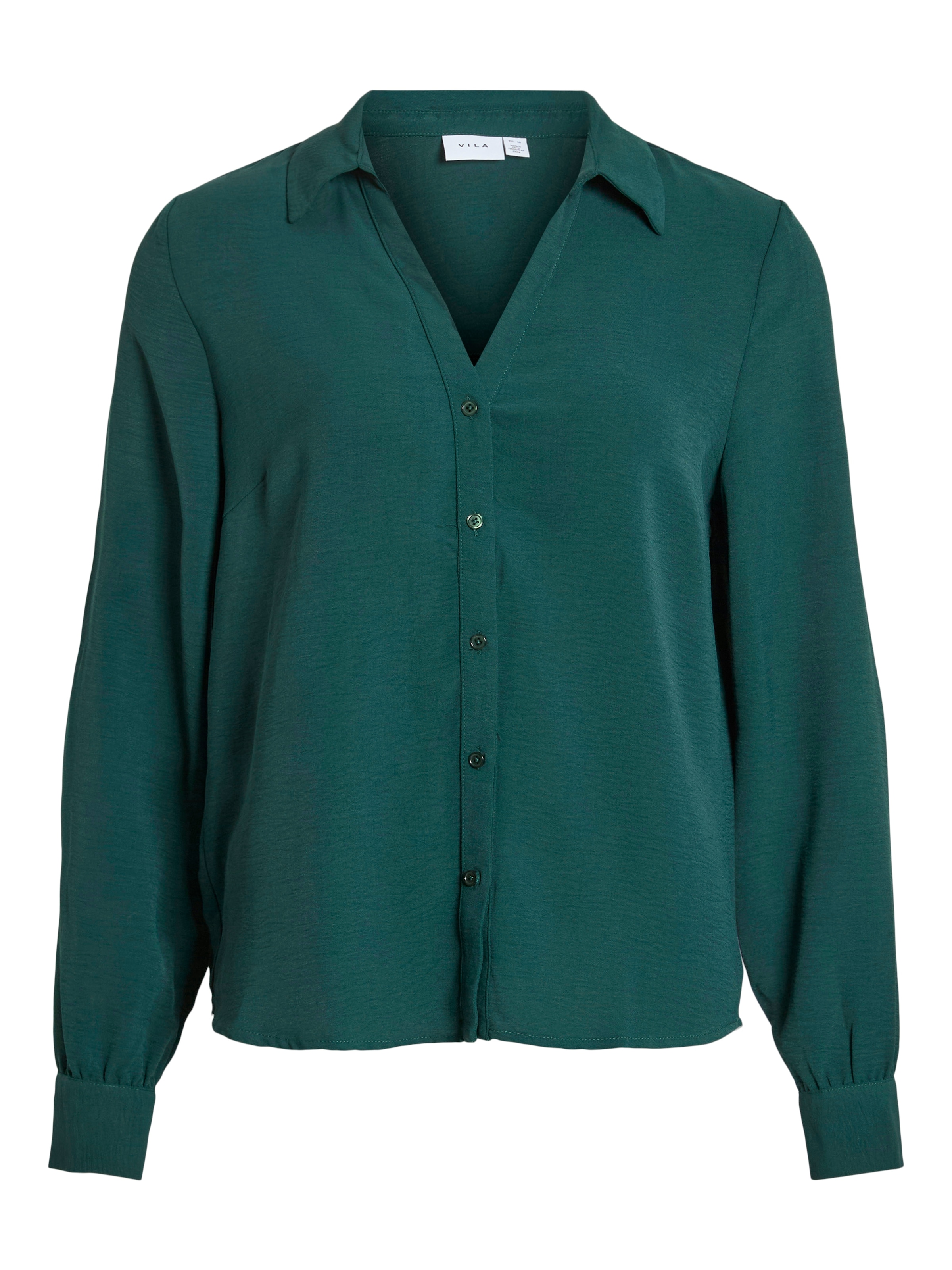 Vila Langarmbluse "VIJOSA L/S V-NECK SHIRT - NOOS" günstig online kaufen