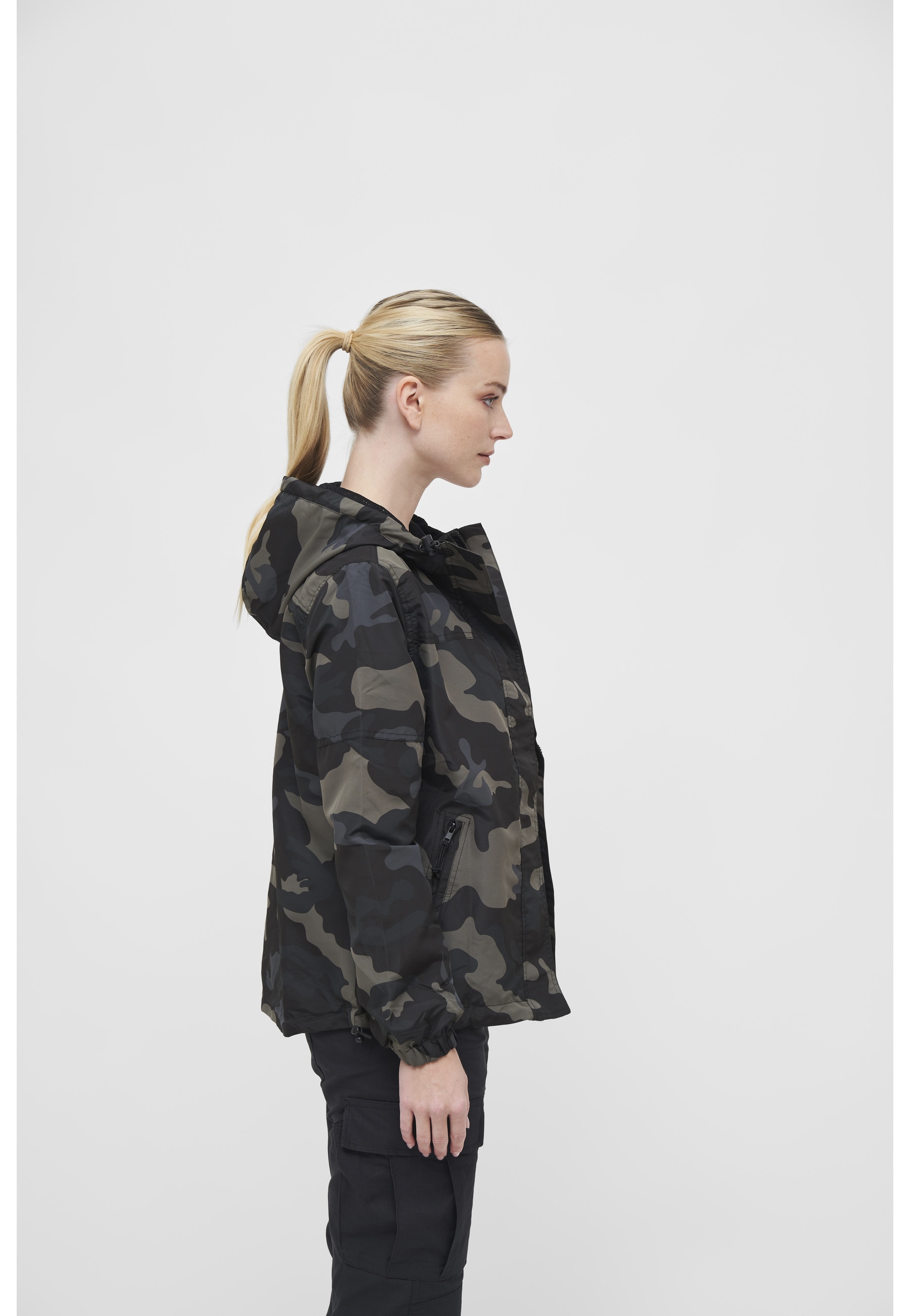 Brandit Allwetterjacke »Brandit Damen Ladies Summer Windbreaker Frontzip« 1 Stk. tlg. mit Kapuze