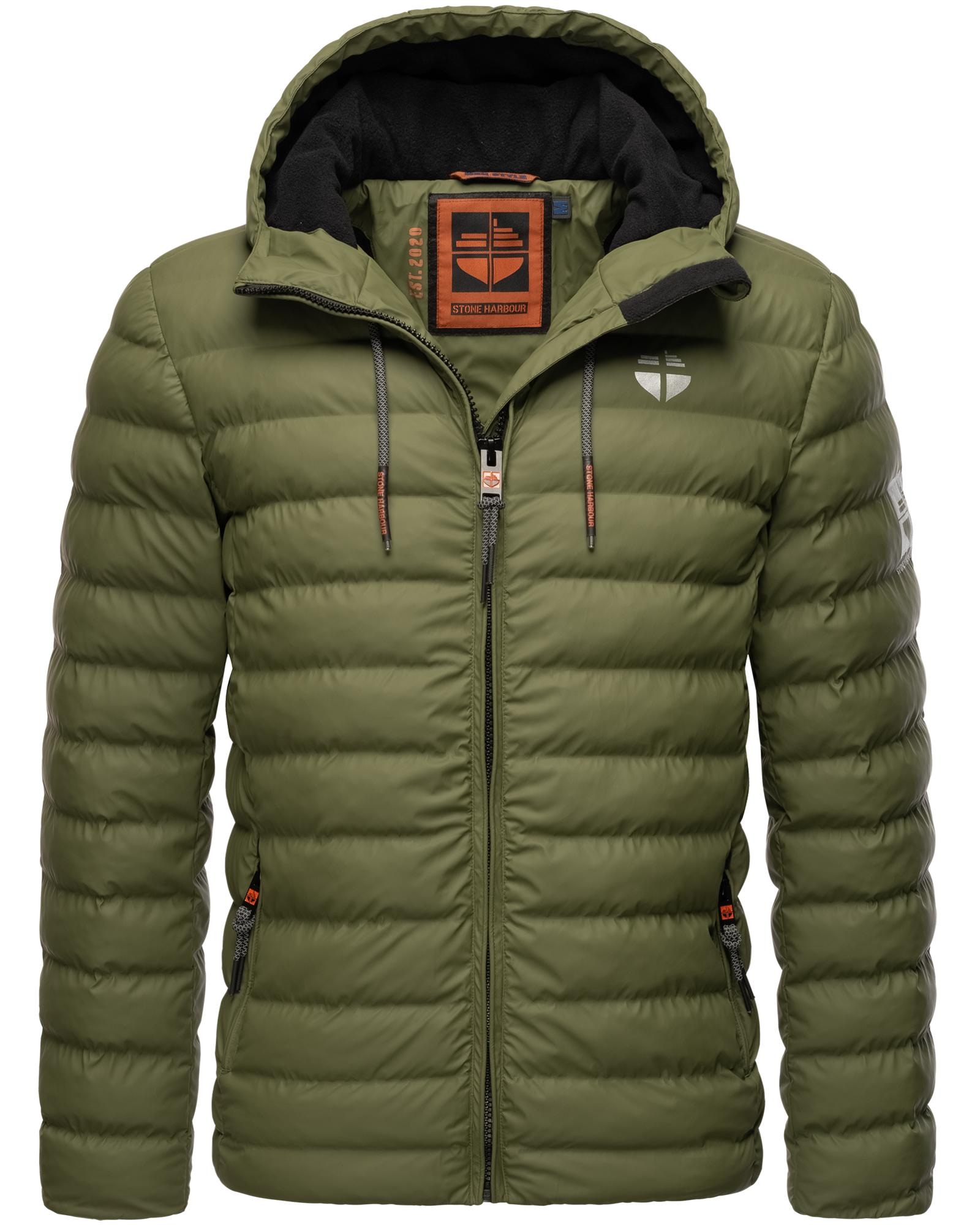Stone Harbour Winterjacke »Zaharoo«, mit Kapuze, Wasserdichte, gesteppte Regenjacke für den Winter