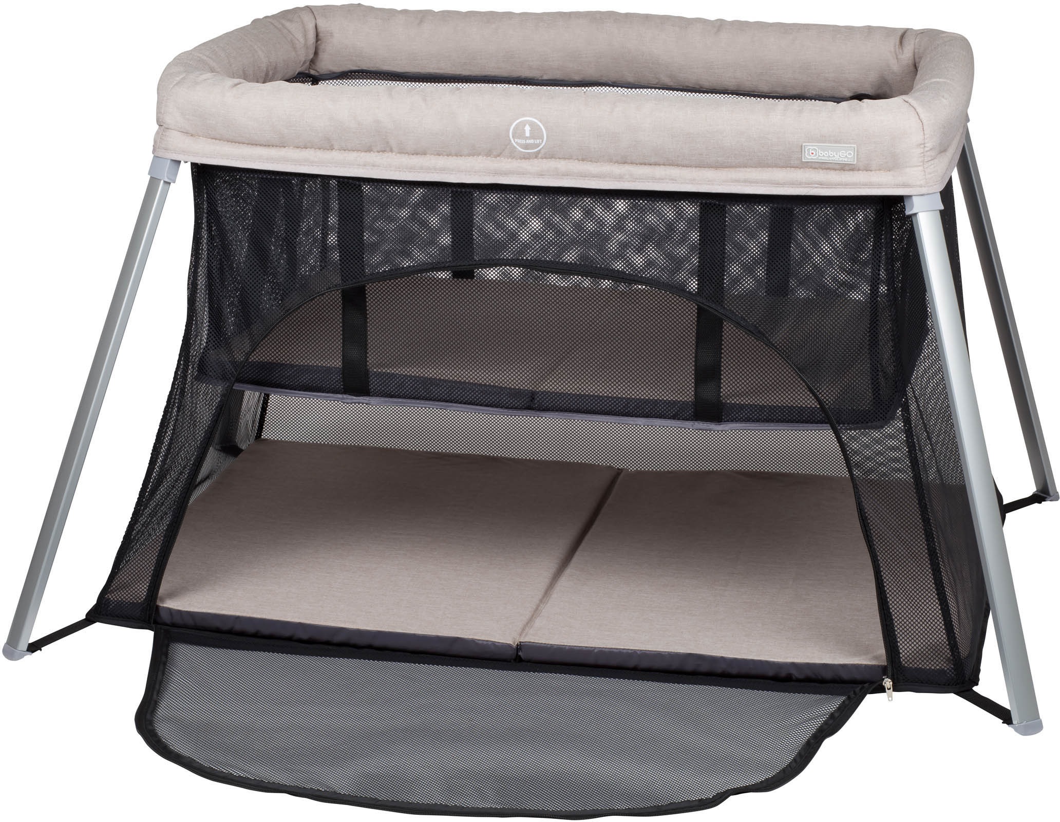 BabyGo Baby-Reisebett »Dreams II, beige«, faltbar