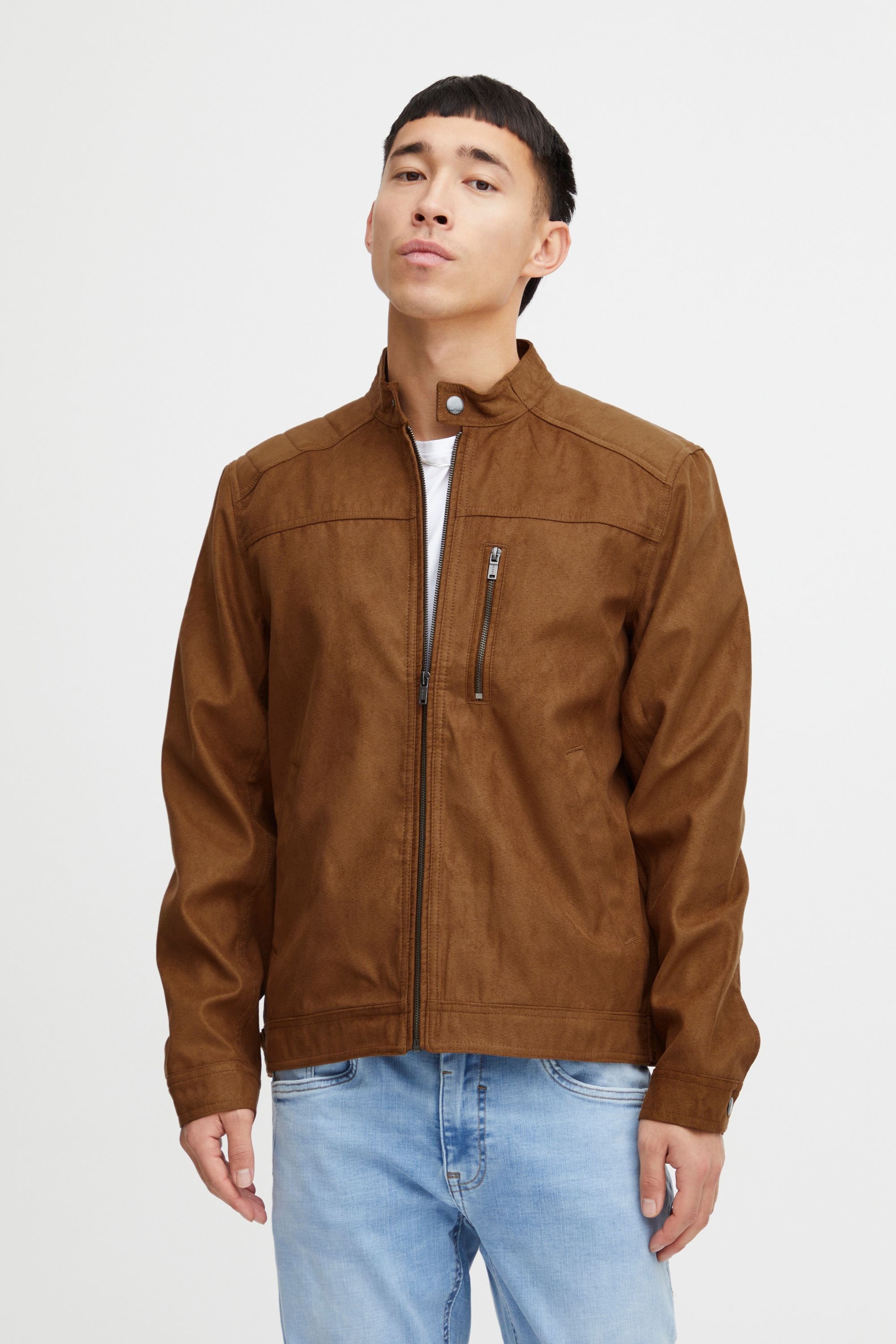 Blend Lederimitatjacke "BHOuterwear" ohne Kapuze Coole Kunstlederjacke in R günstig online kaufen