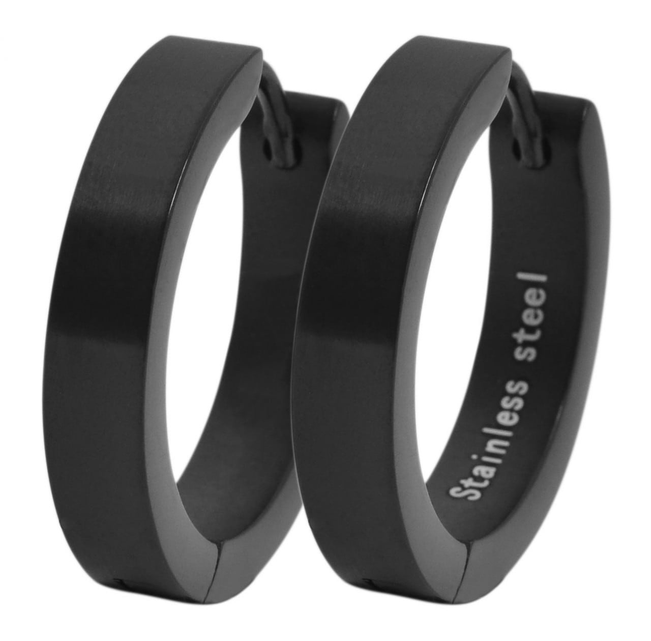 Adelia´s Paar Creolen »Neuheit 2025 - Damen Creolen aus mattem Edelstahl Ø 16 mm«