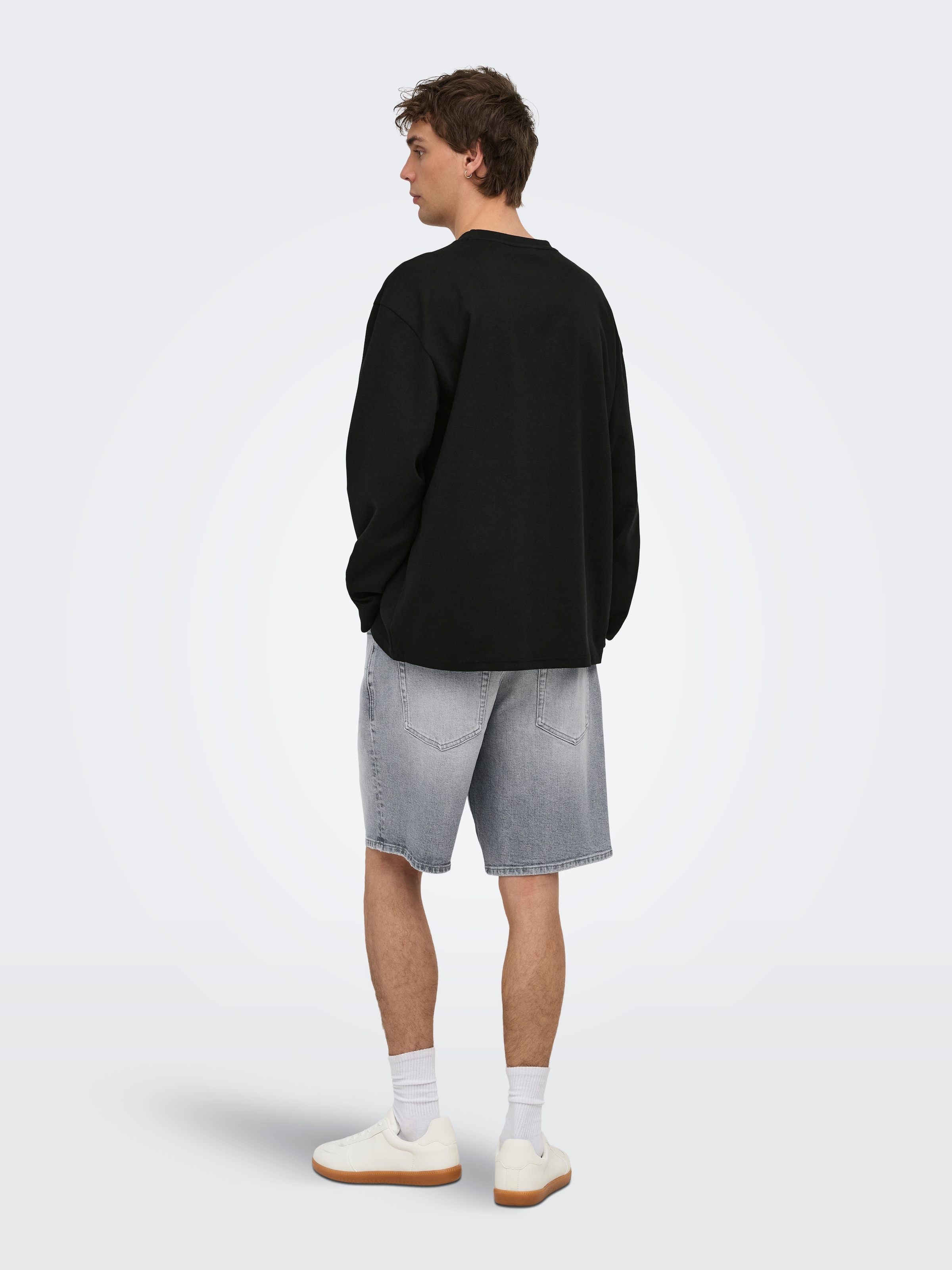 ONLY & SONS T-Shirt »ONSCASPIAN AIRLFEX RLX LS TEE NOOS« Baumwollmischung, relaxed fit