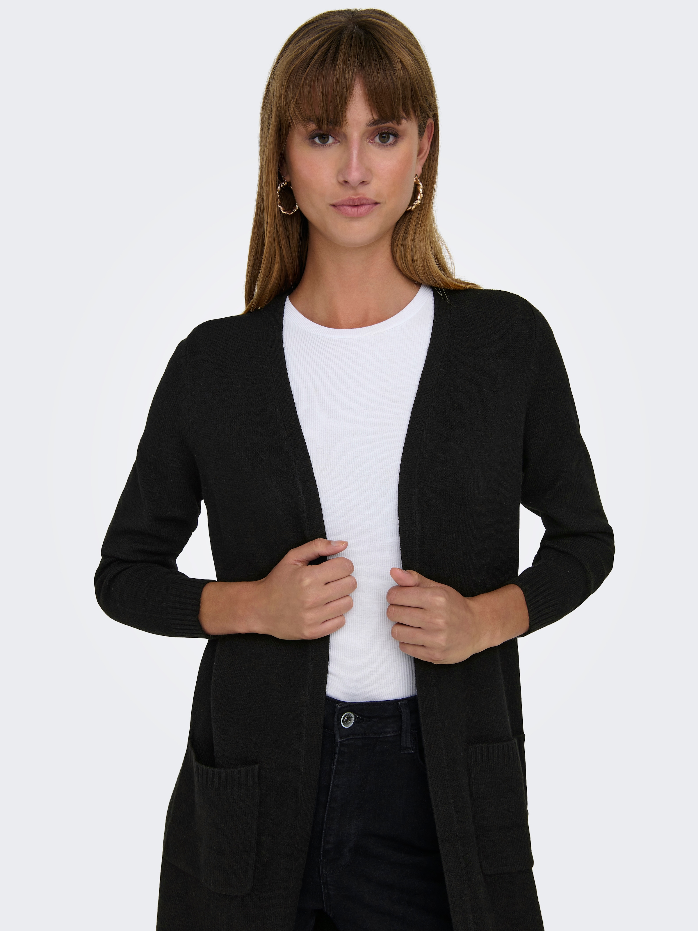 ONLY Longstrickjacke "ONLLESLY L/S LONG CARDIGAN" günstig online kaufen