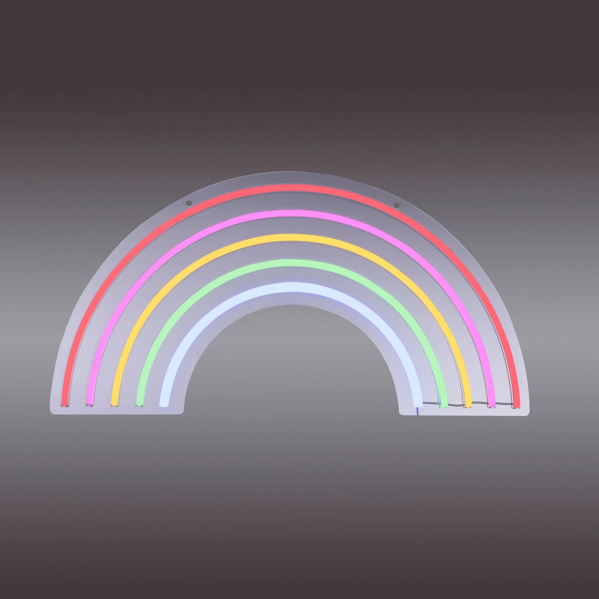JUST LIGHT LED Wandleuchte »NEON-RAINB«, 1 flammig, Leuchtmittel LED-Board | LED fest integriert