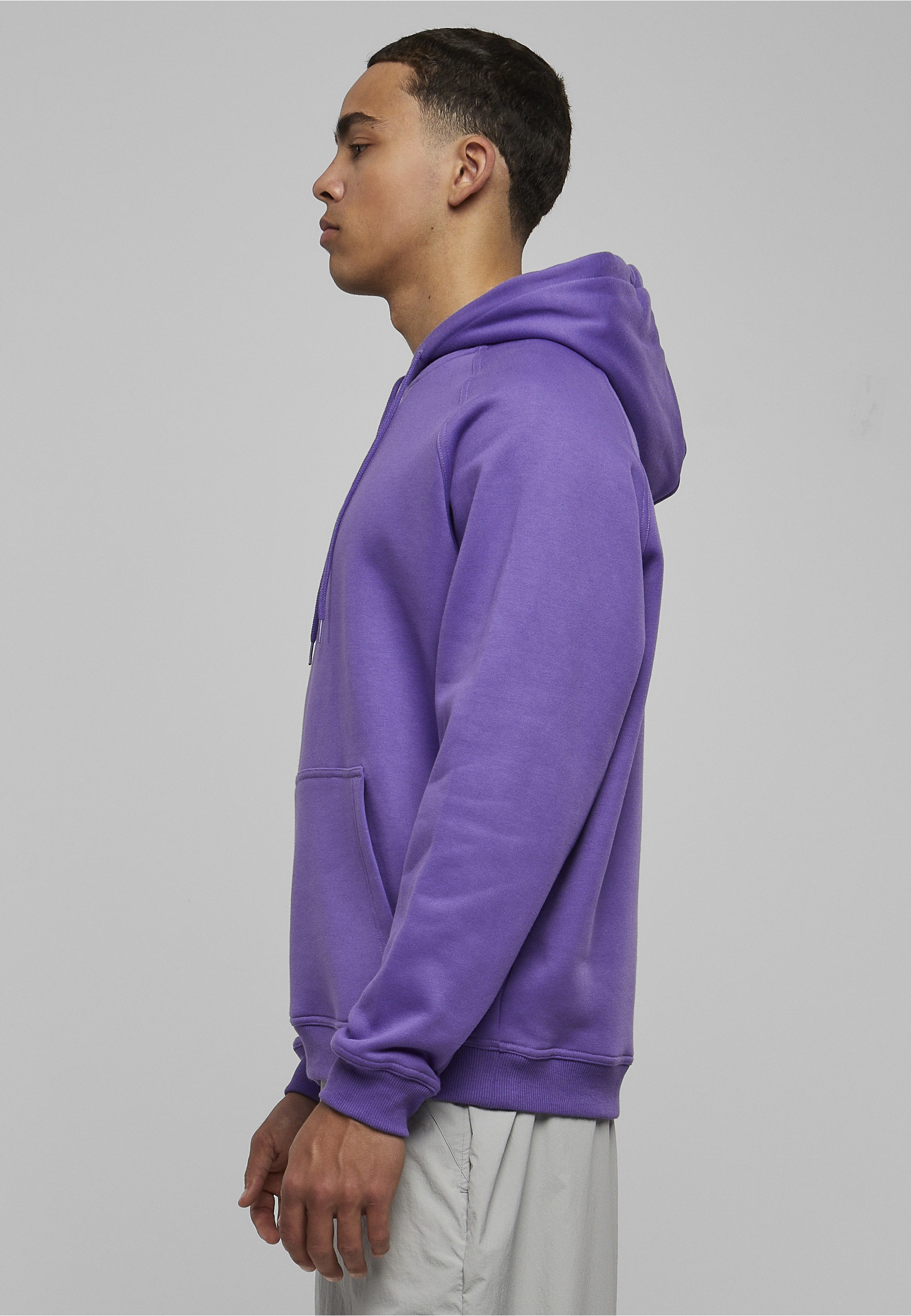 URBAN CLASSICS Rundhalspullover "Urban Classics Herren Blank Hoody" 1 Stk. günstig online kaufen