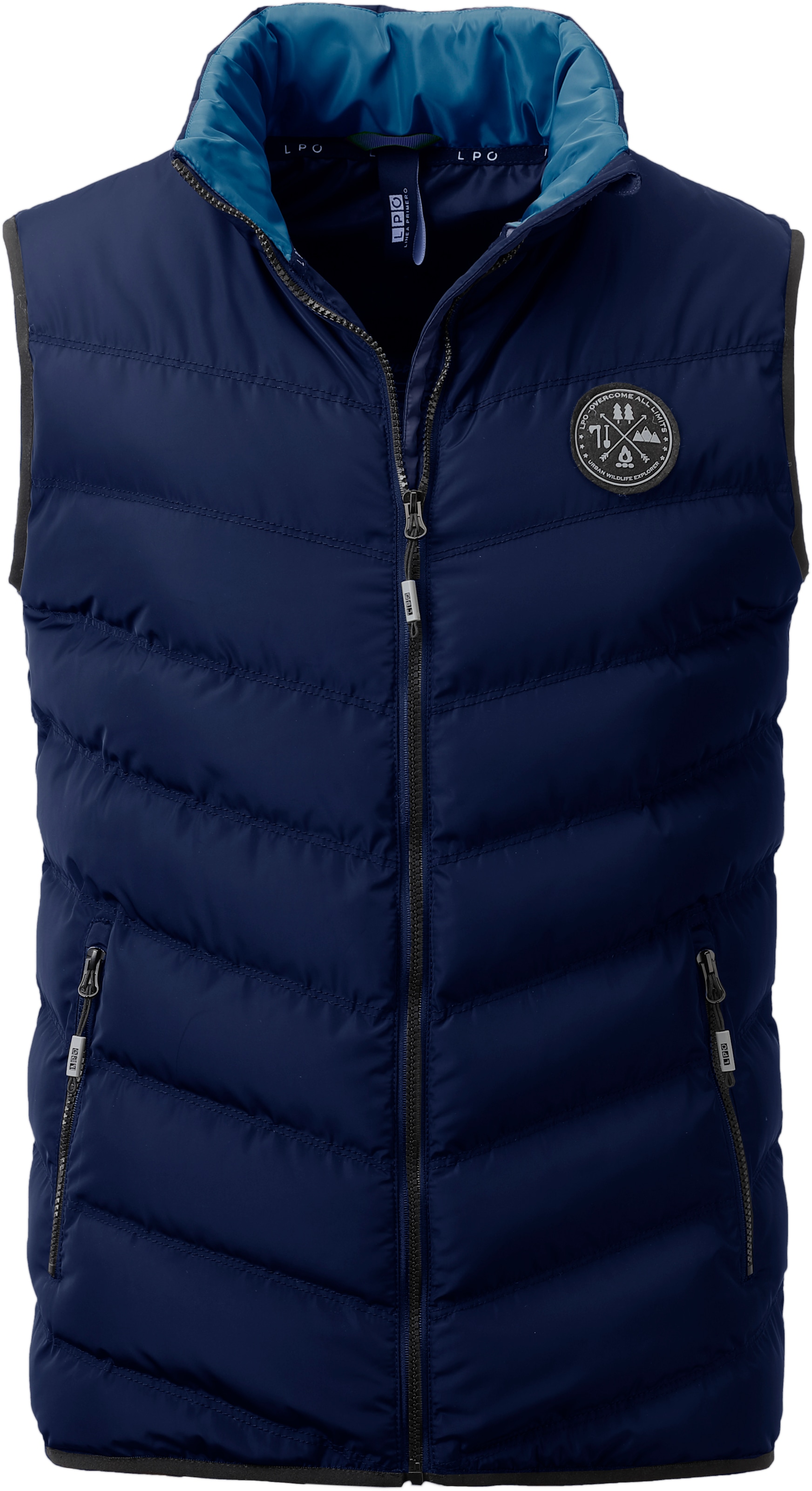 Steppweste »GILMOUR V NEW VEST Men«, in edler Melangeoptik