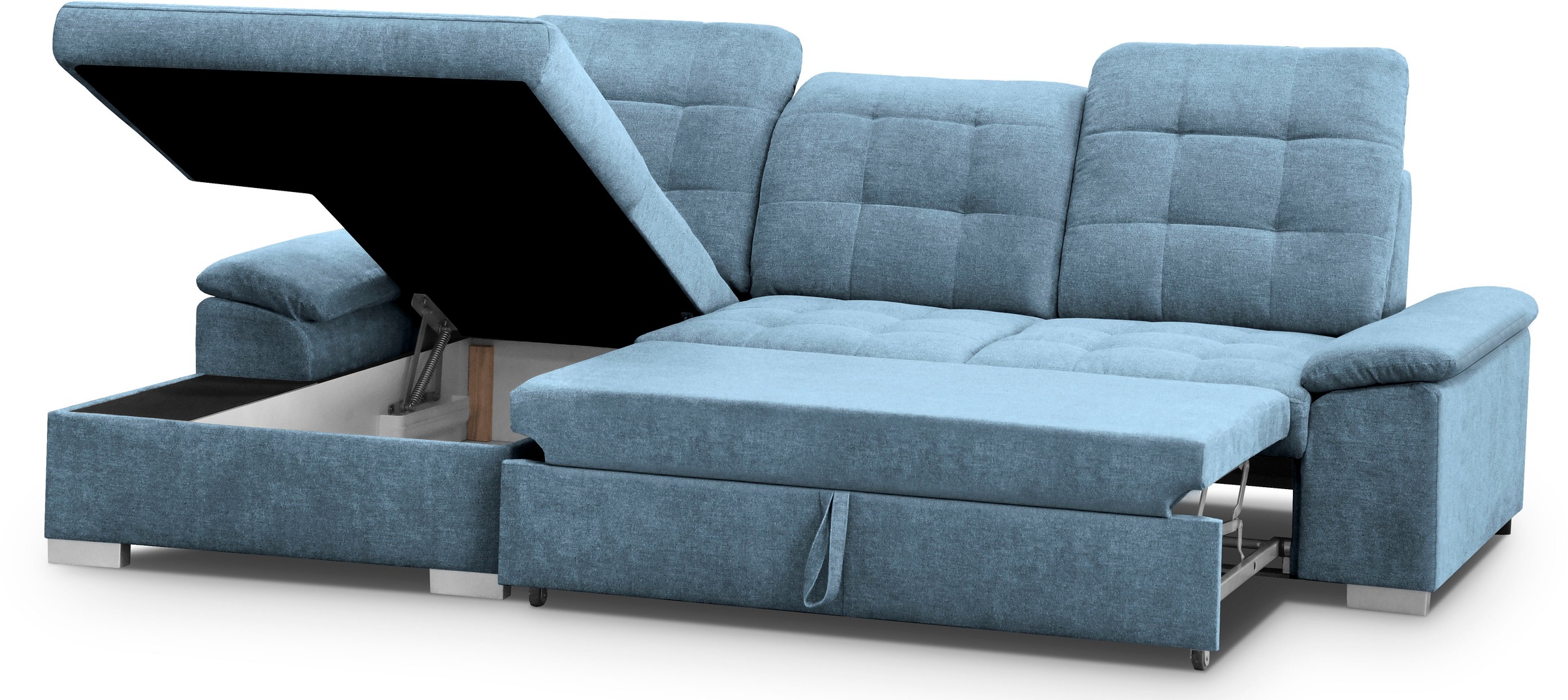 WERK2 Ecksofa "Carmen, mit Bettfunktion & Bettkasten, optional Sitztiefenve günstig online kaufen