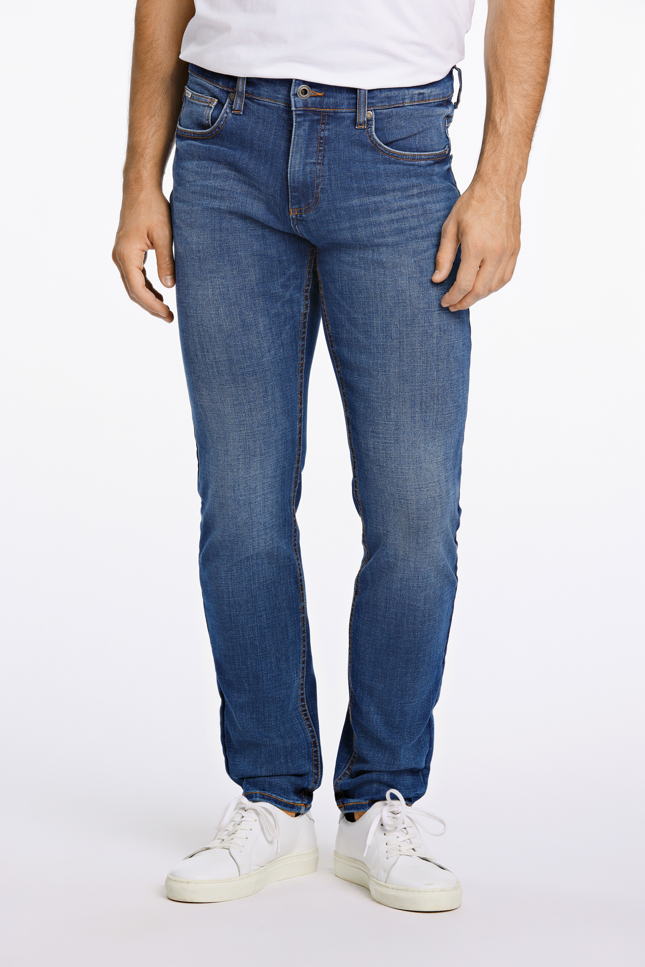 5-Pocket-Jeans, mit dunkler Waschung und Stretch