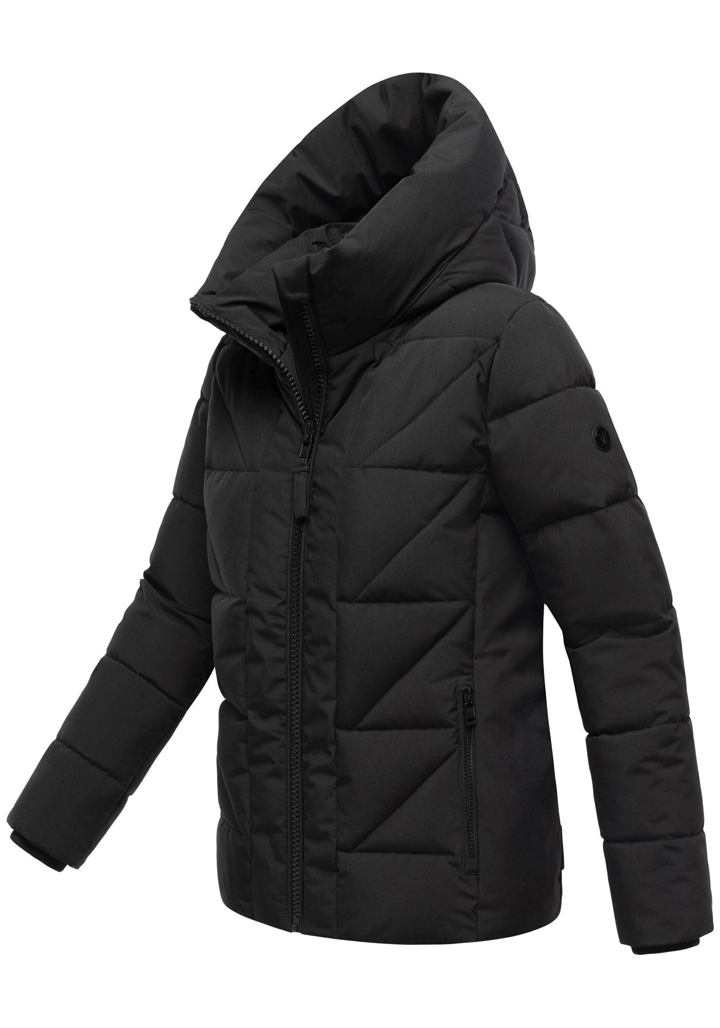 Marikoo Winterjacke »Kuschelnasee« mit extra hohem Kragen und warmem Fleecefutter