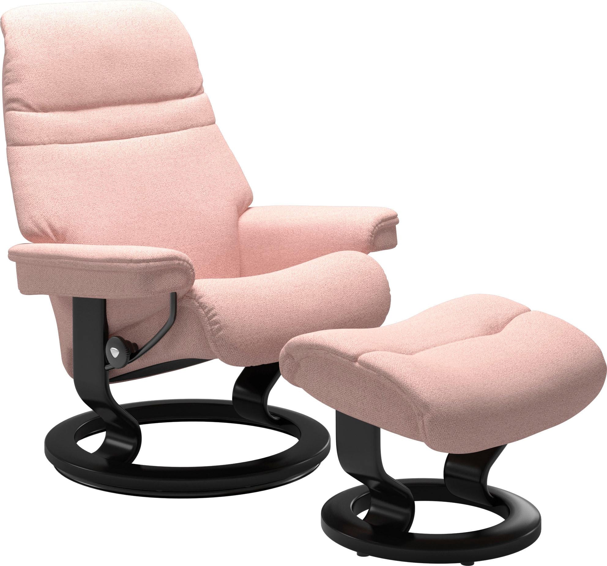 Stressless Fußhocker "Sunrise", mit Classic Base, Gestell Schwarz