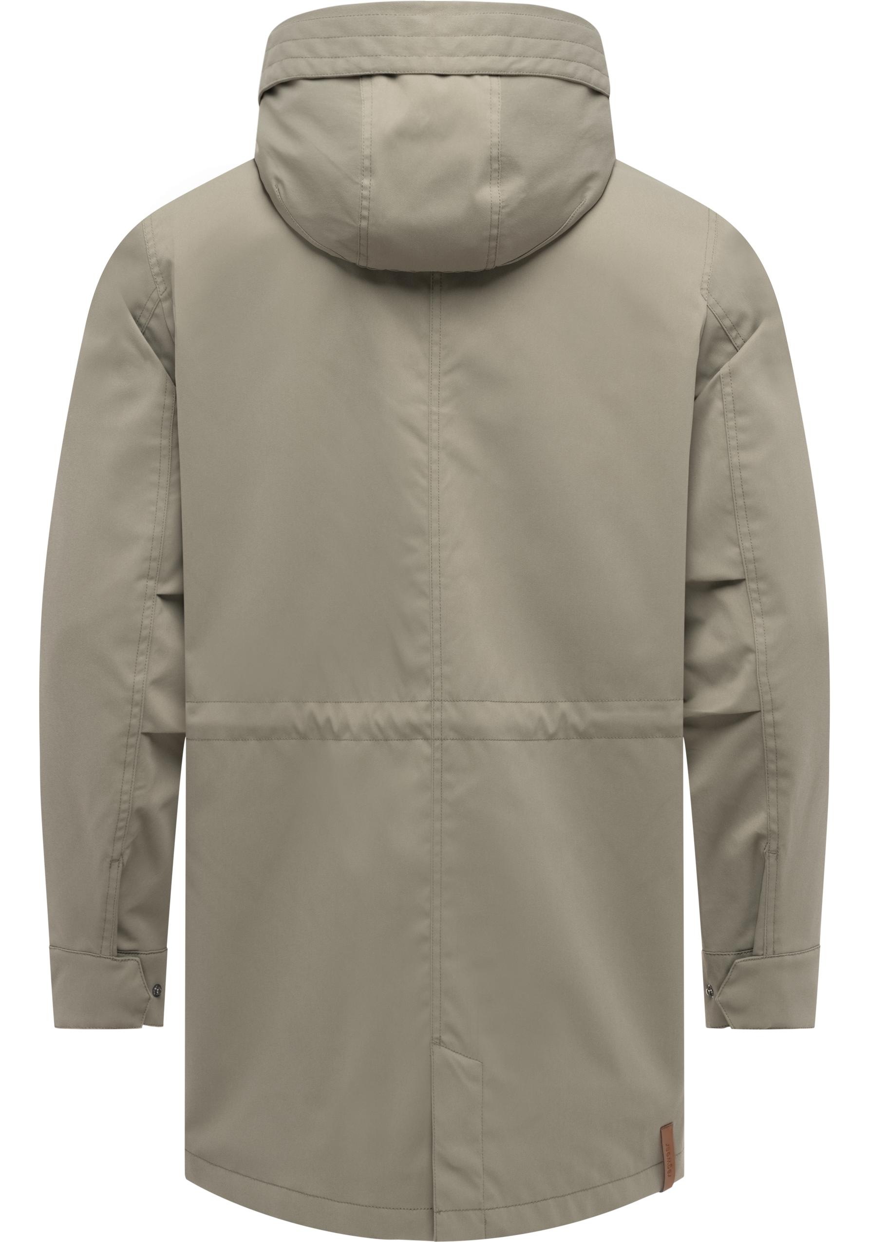 Ragwear Funktionsmantel »Mr Smithem Twill YOUMODO« Funktioneller Übergangsmantel mit Kapuze