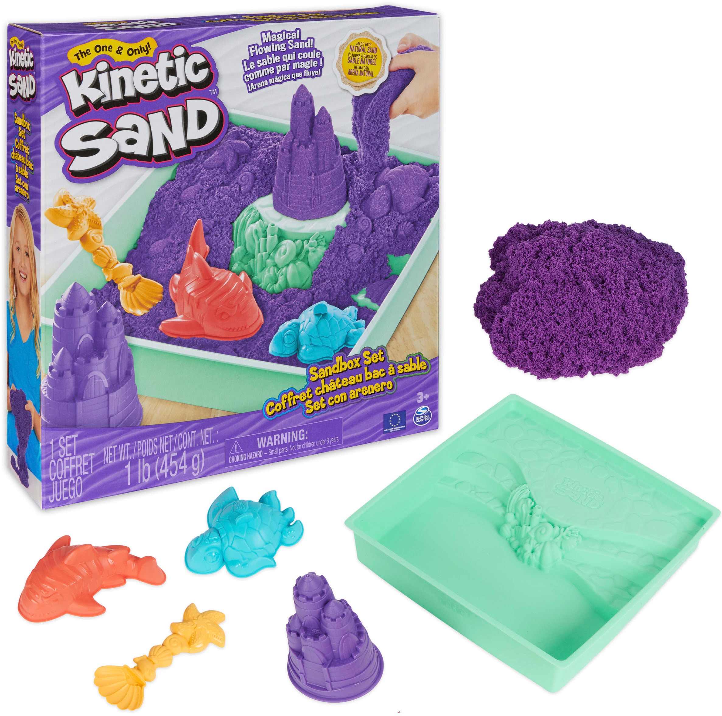 Kreativset »Kinetic Sand - Box 454 g - Lila«