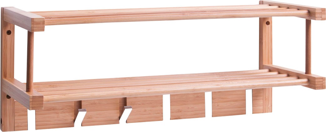 Zeller Present Garderobenleiste mit Klapphaken