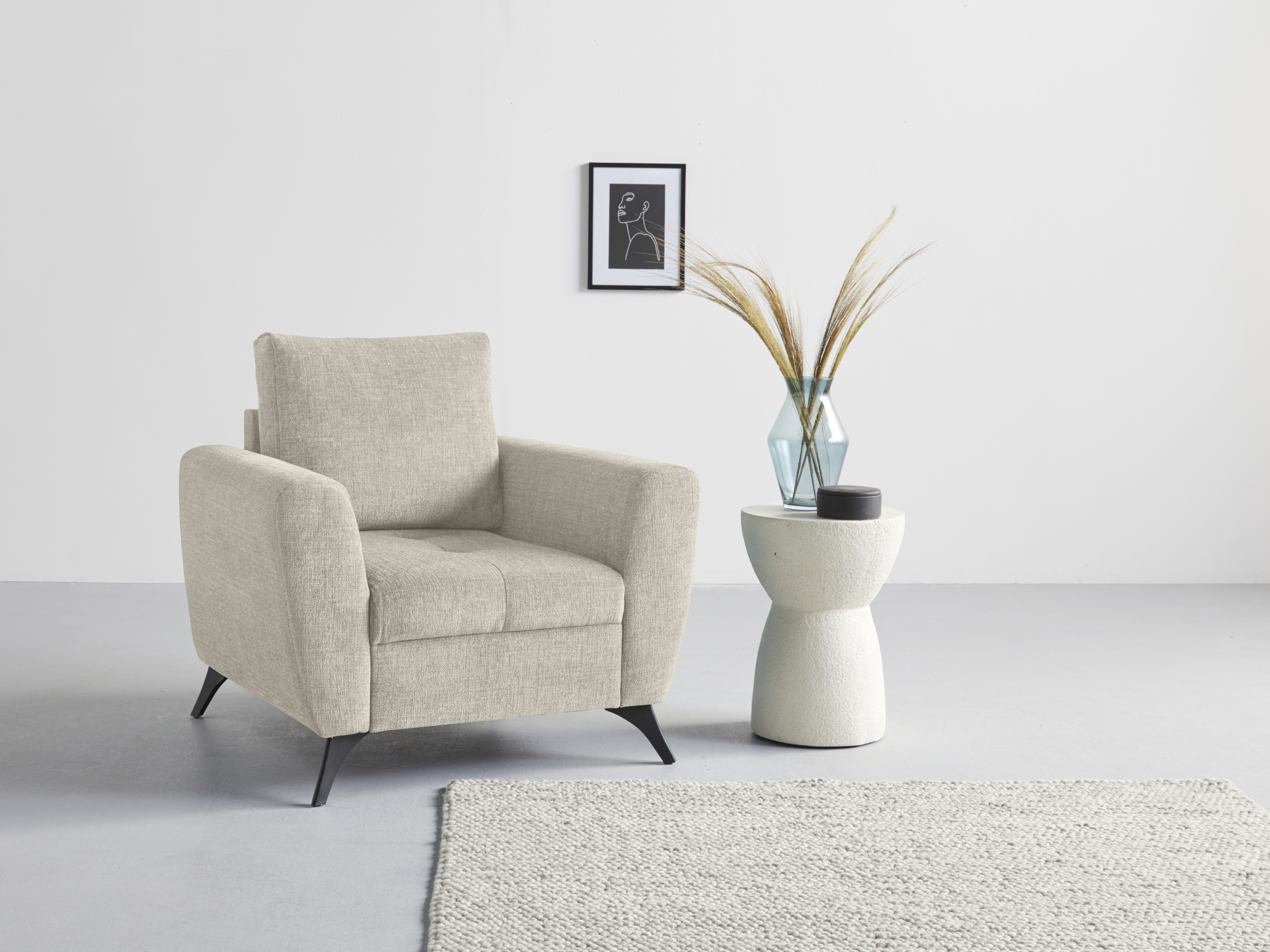hülsta sofa Sessel »hs.480«, in 2 Bezugsqualitäten | BAUR