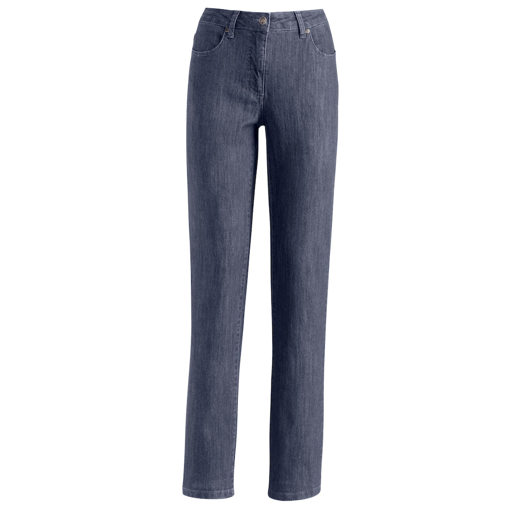 Casual Looks Gerade Jeans, (1 tlg.)