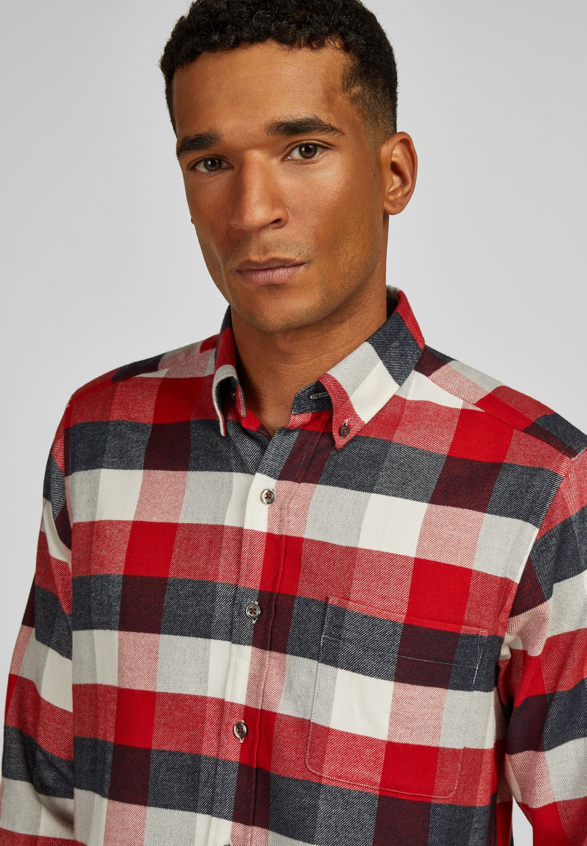HECHTER PARIS Flanellhemd »HECHTER PARIS FM Hemd« im Flanell-Stil