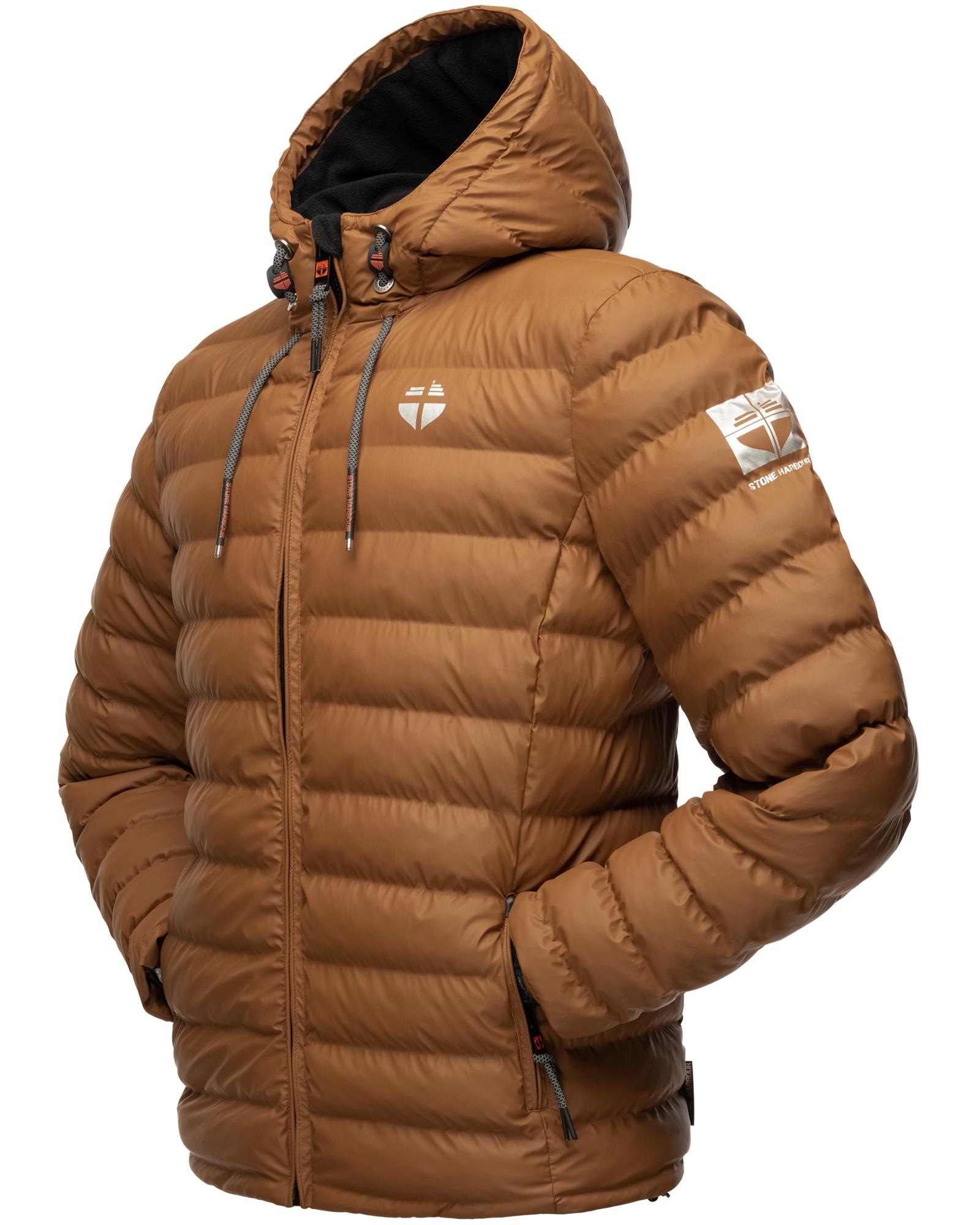 Stone Harbour Winterjacke »Zaharoo«, mit Kapuze, Wasserdichte, gesteppte Regenjacke für den Winter