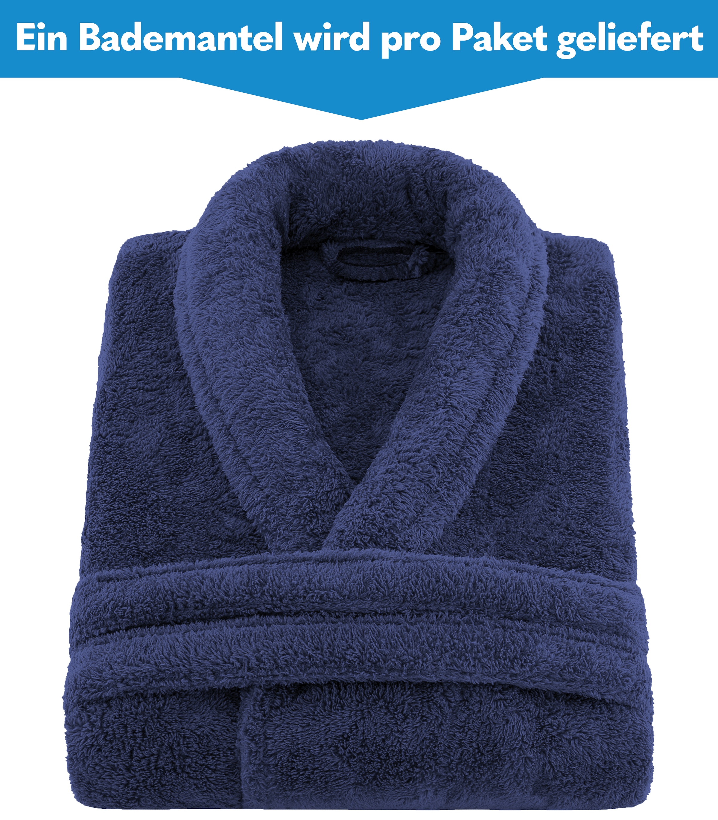 HAMMETEX Bademantel »Bademantel unisex, ultraweicher & flauschiger Fleecemantel« Packung,  ideal für Sauna & Spa, Hotelbademantel, Morgenmantel