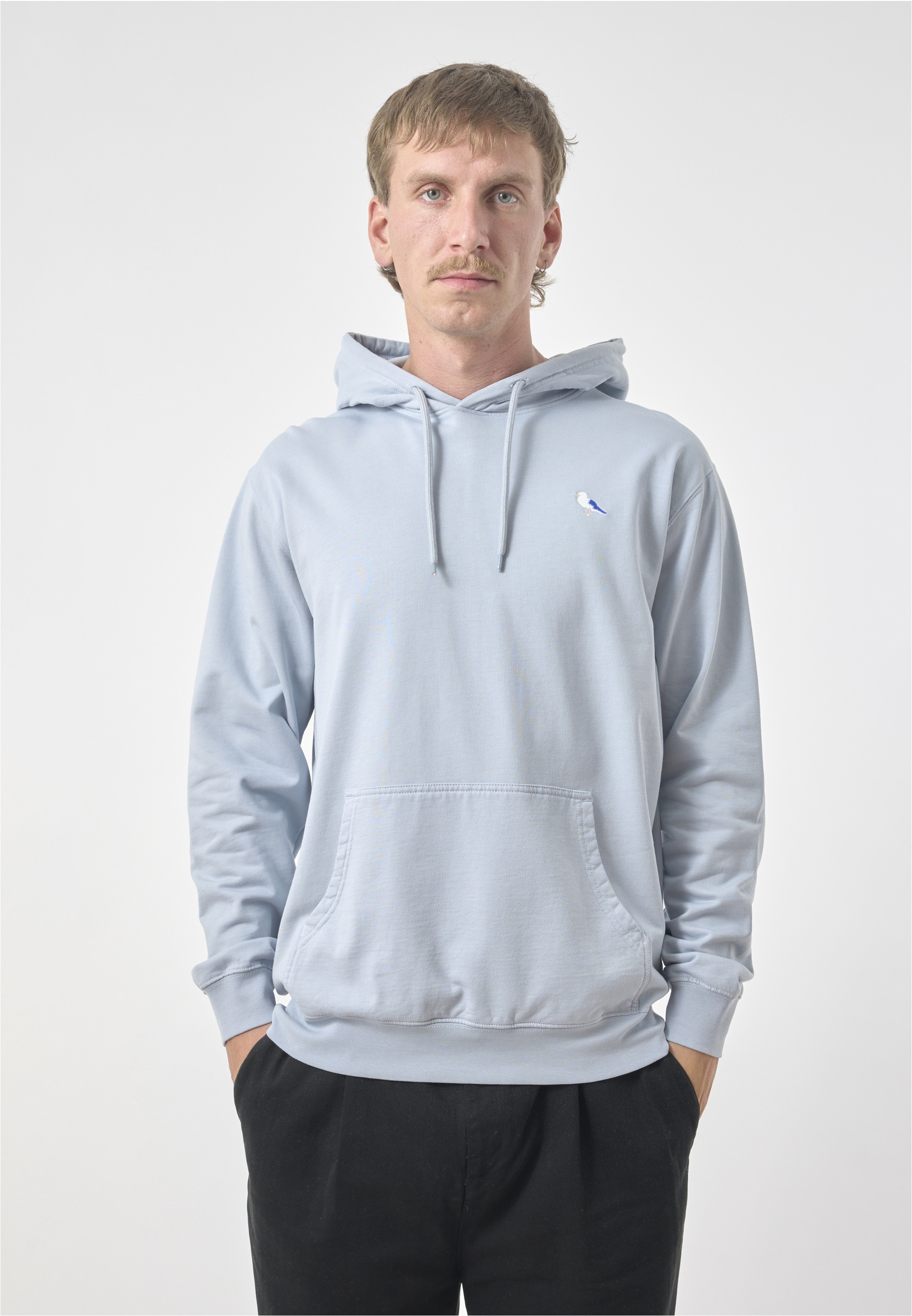 Cleptomanicx Kapuzensweatshirt "Hooded Embro Gull 2", 1 Stk. mit gesticktem Möwen-Logo
