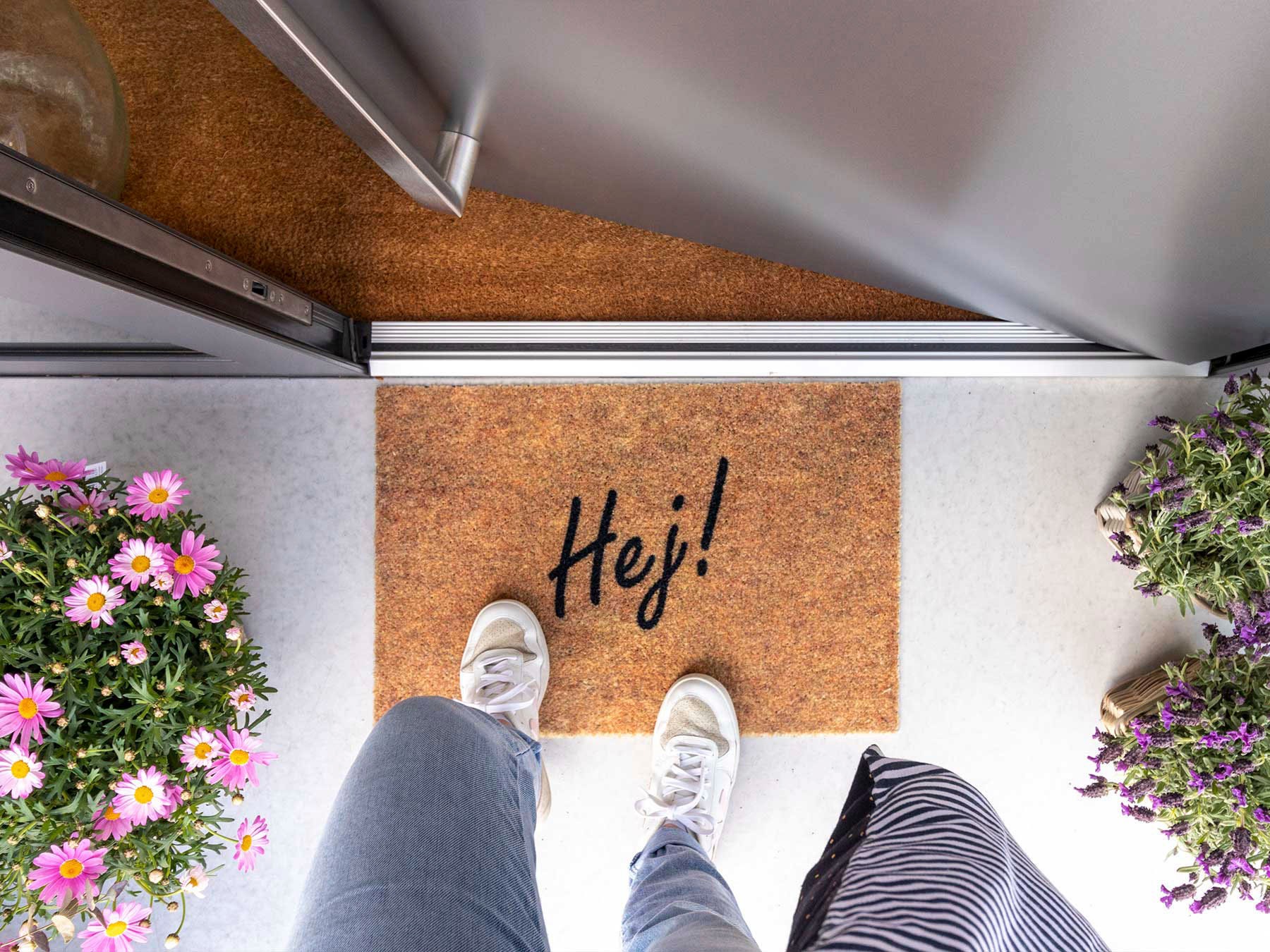 Primaflor-Ideen in Textil Fußmatte "Schmutzfangmatte COUNTRY, Hey" rechteck günstig online kaufen