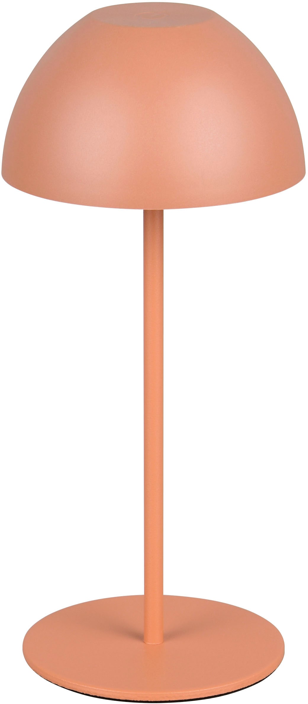 REALITY Leuchten LED Tischleuchte »ORTIZ, Outdoor Akku Tischleuchte in Pilzform, IP44, Touchdimmer USB-C«, 1 flammig, Leuchtmittel LED-Board | LED fest integriert, Memoryfunktion für Dimmstufe, Garten Tischlampe Akku 3h Laufzeit