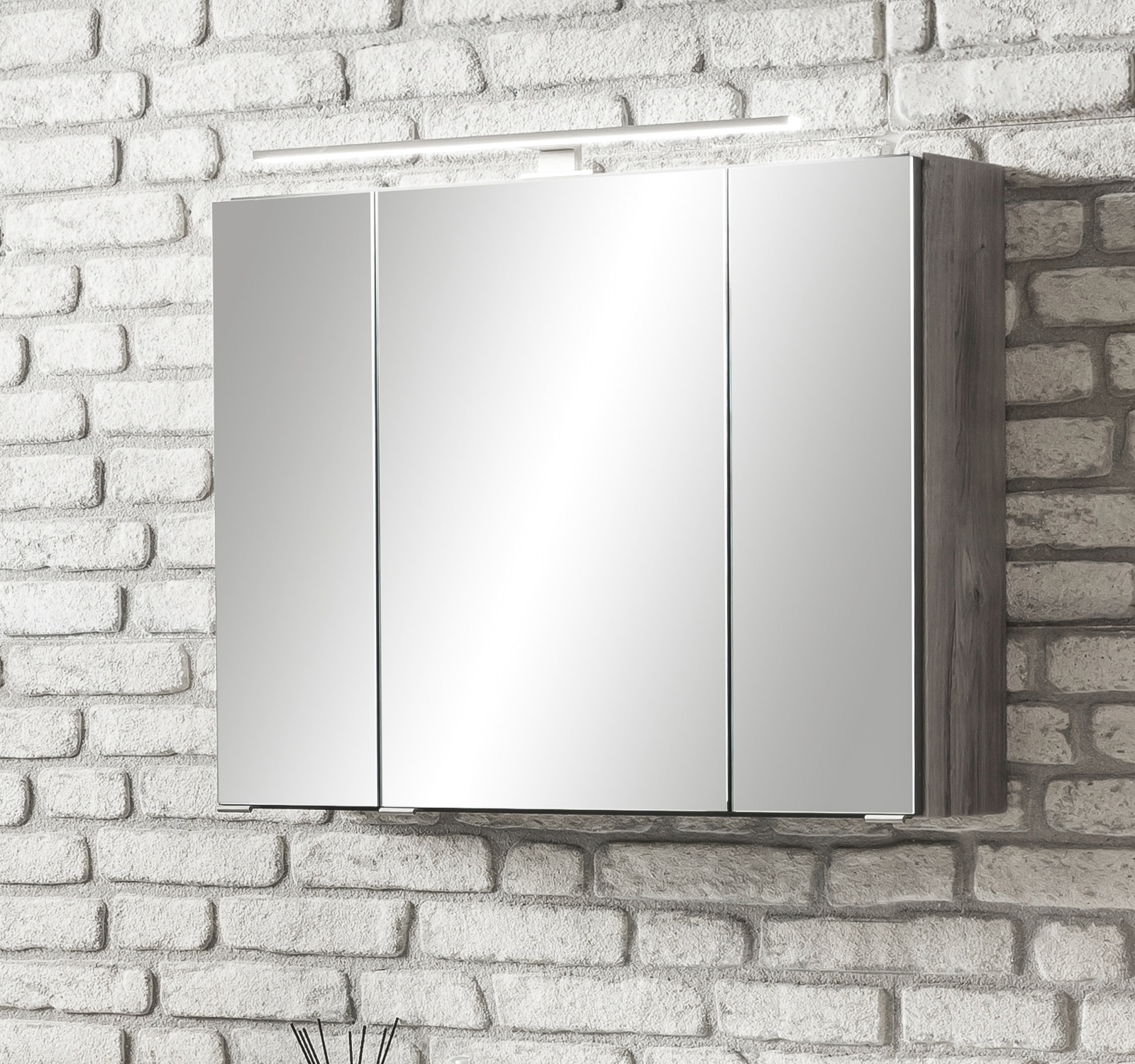 welltime Spiegelschrank »Windau«, 80 cm breit