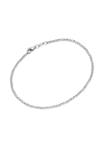 Armband »mit facettierten Kugeln, Silber 925«