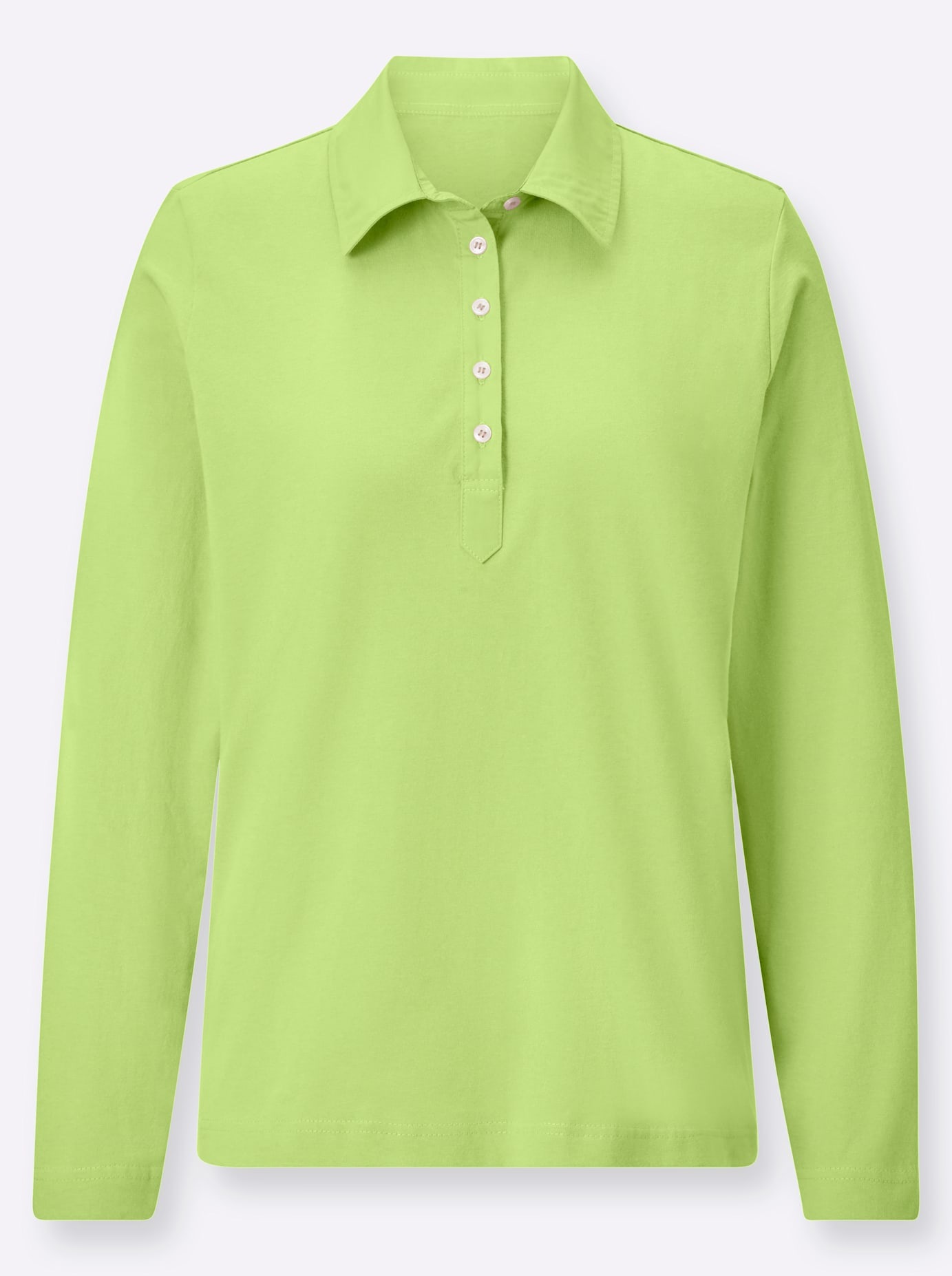 Thumbnail - Casual Looks Langarm-Poloshirt "Poloshirt" 1 Stk.