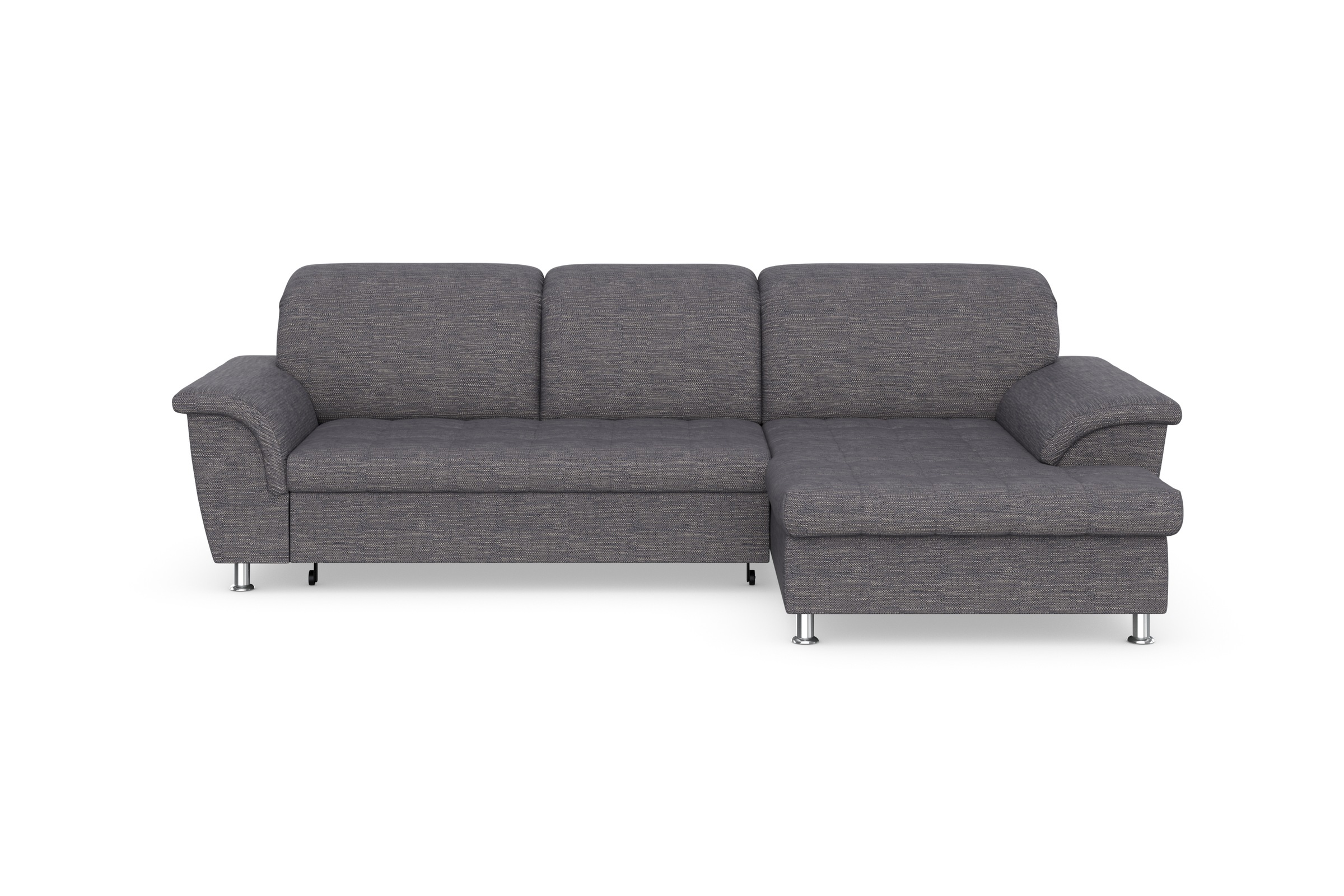 DOMO collection Ecksofa "Franzi Steppung im Sitzbereich B7T/H: 278/162/80 c günstig online kaufen