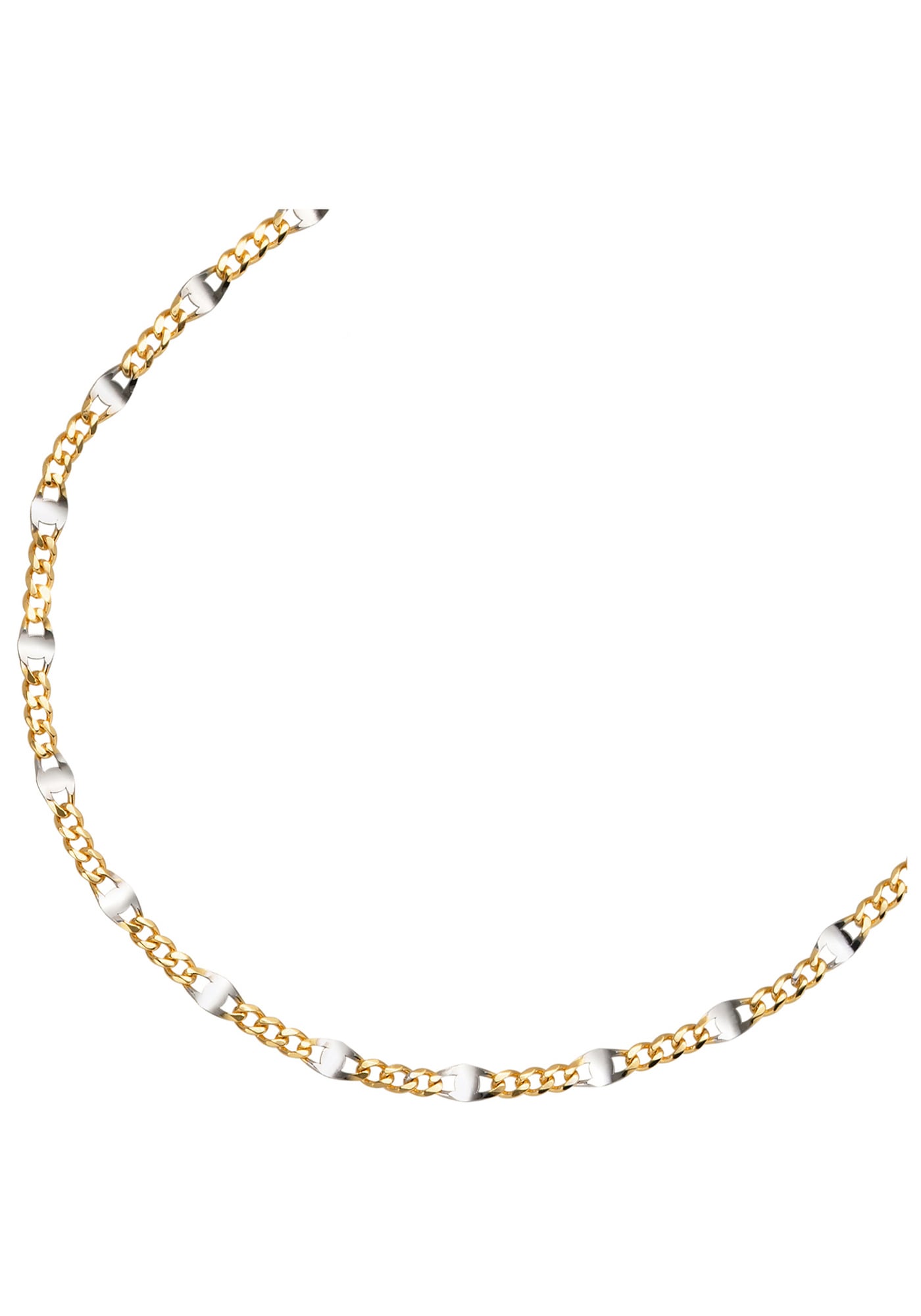 JOBO Goldkette, Steg-Panzerkette 333 Gold massiv 45 cm 2 mm