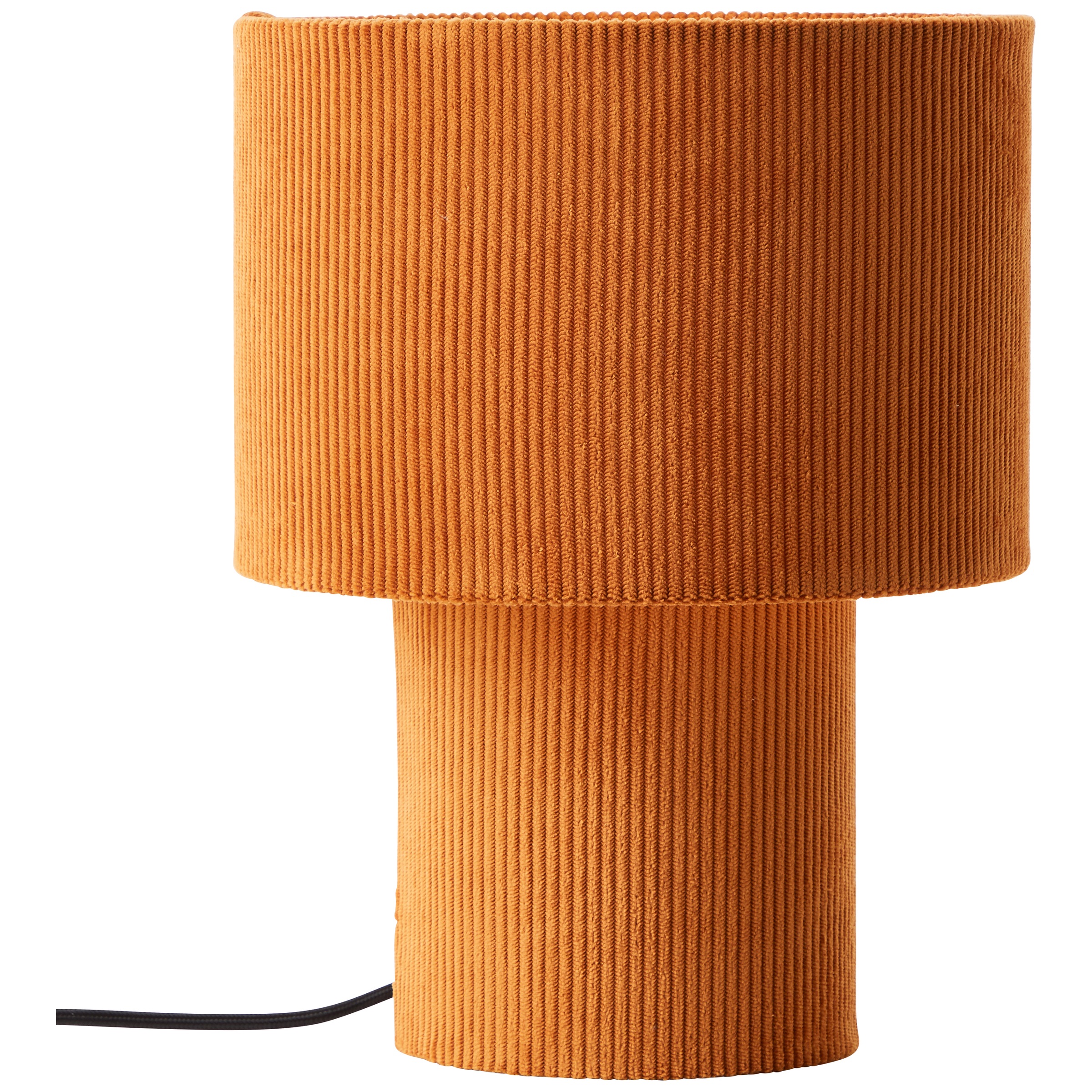 Brilliant Tischleuchte »Tony«, 1 flammig, Leuchtmittel E27 | ohne Leuchtmittel, mit Cord-Lampenschirm, 30 x 23 cm, E27, Textil