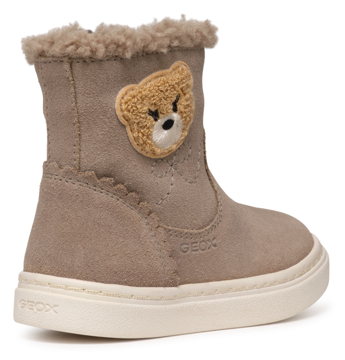 Geox Winterboots »B NASHIK GIRL A«, Klettstiefel, Babystiefel Winterstiefel mit süßem Patch