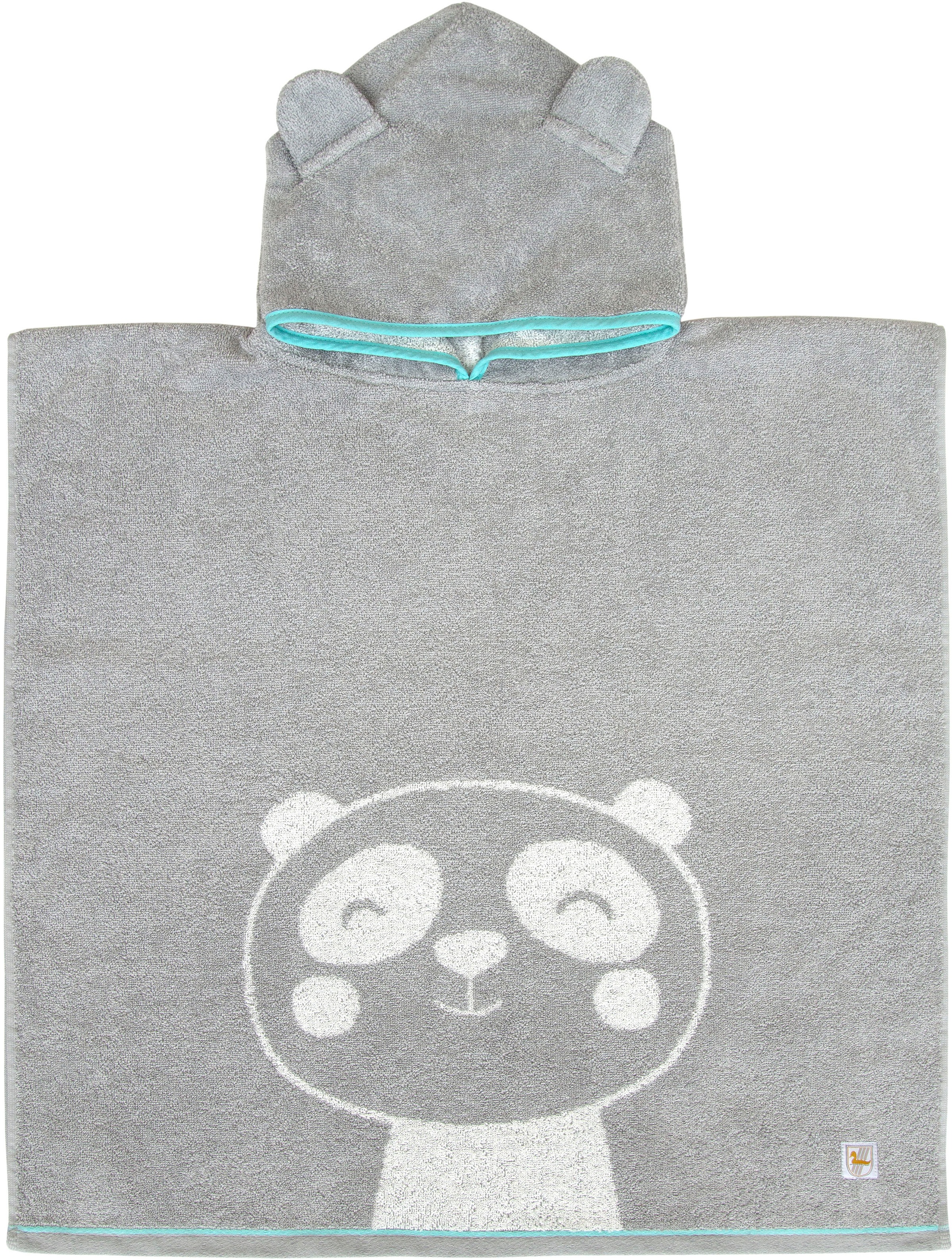Dyckhoff Badeponcho "Panda" Packung, 1 Stk. aus 100% Baumwolle