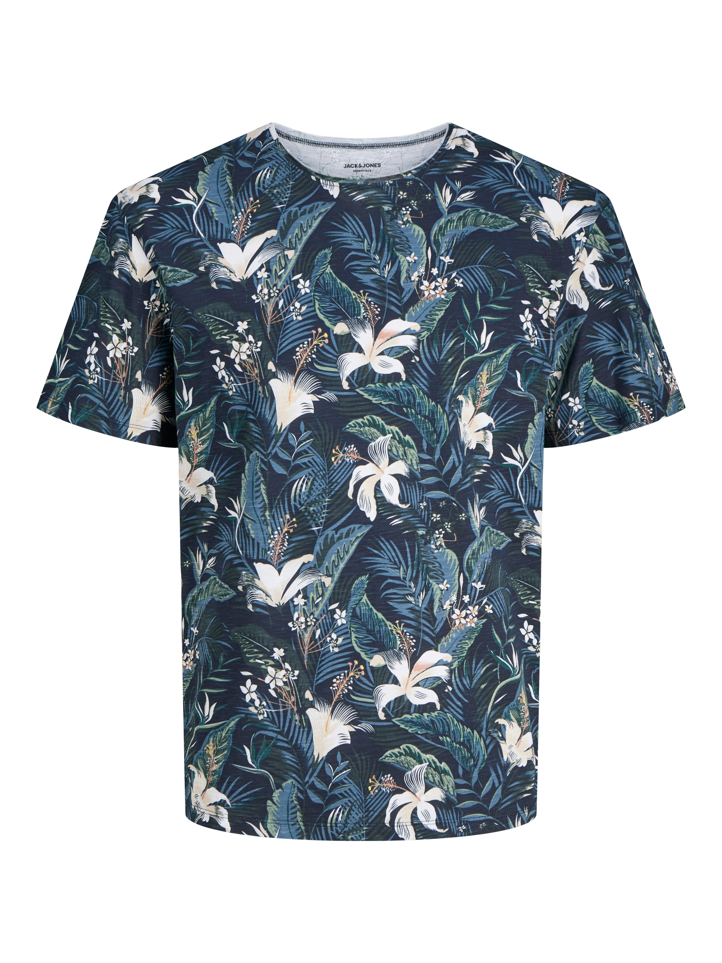 Jack & Jones Rundhalsshirt »JJEBRYAN AOP TEE S/S O-NECK NOOS«, mit All-Over Print