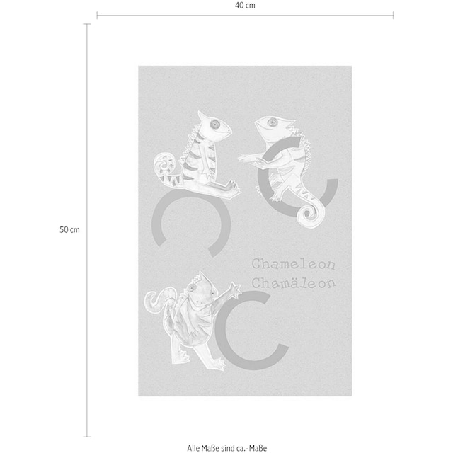 Komar Poster »ABC Animal C«, Buchstaben, (1 St.), Kinderzimmer, Schlafzimmer,  Wohnzimmer | BAUR