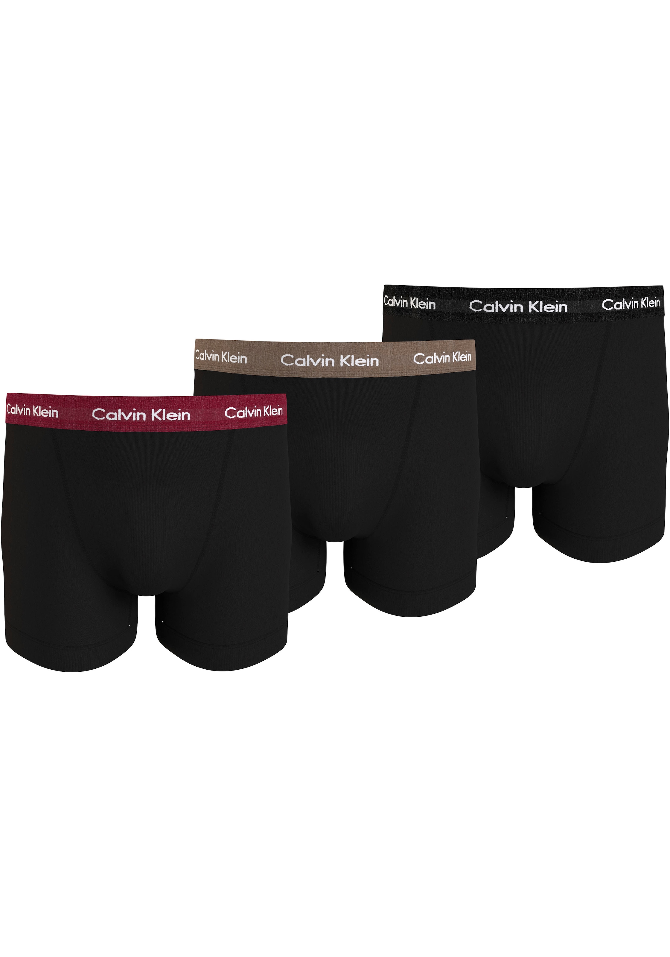 Calvin Klein Underwear Trunk "TRUNK 3PK", (Packung, 3 St., 3er-Pack), mit Logo-Elastikbund