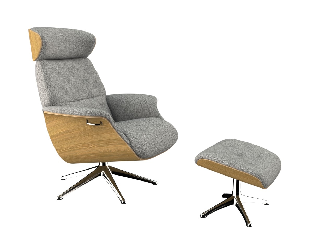 FLEXLUX Relaxsessel "Volden Fernsehsessel, verstellbarer Rücken- & Kopfstüt günstig online kaufen