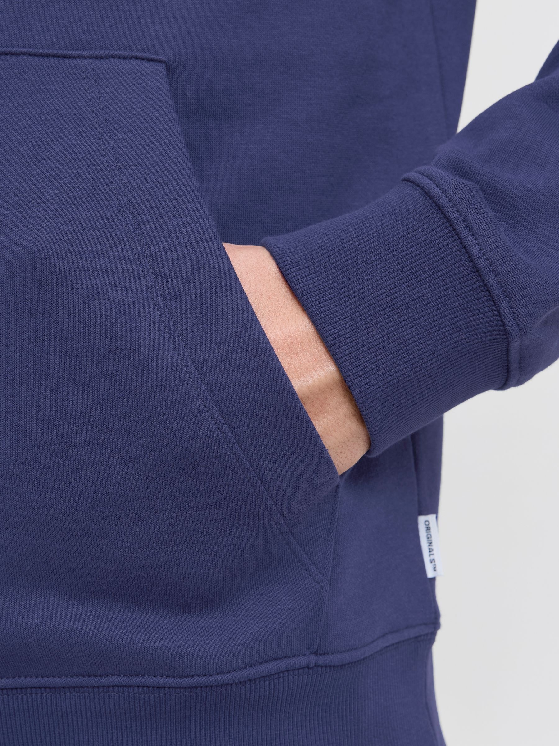 Jack & Jones Kapuzensweatshirt »JORINWOOD BLOCK BRANDING SWEAT HOOD«
