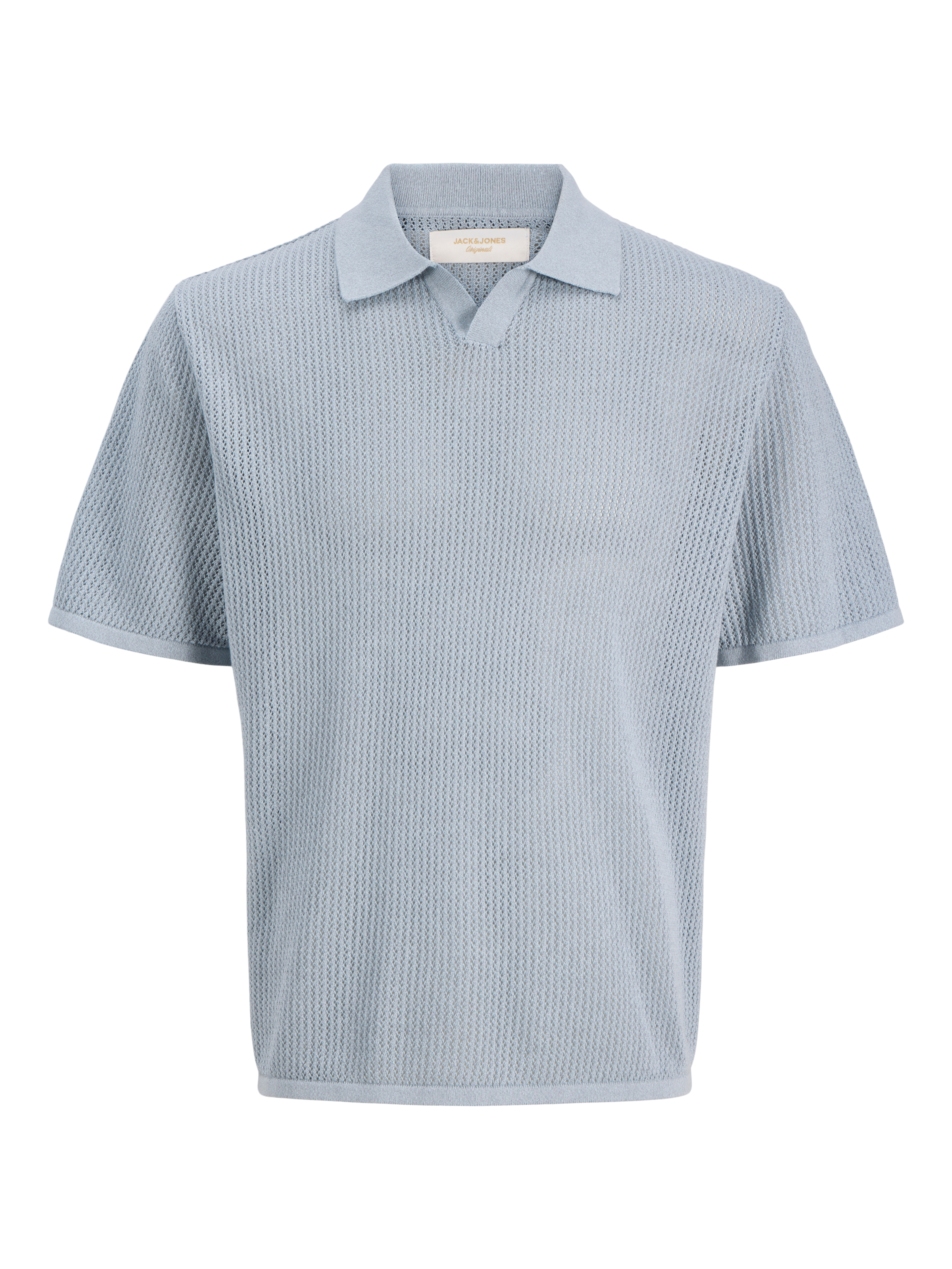 Jack & Jones Polokragenpullover "JORCASSIS KNIT TWISTED SPLIT NECK POLO" mi günstig online kaufen