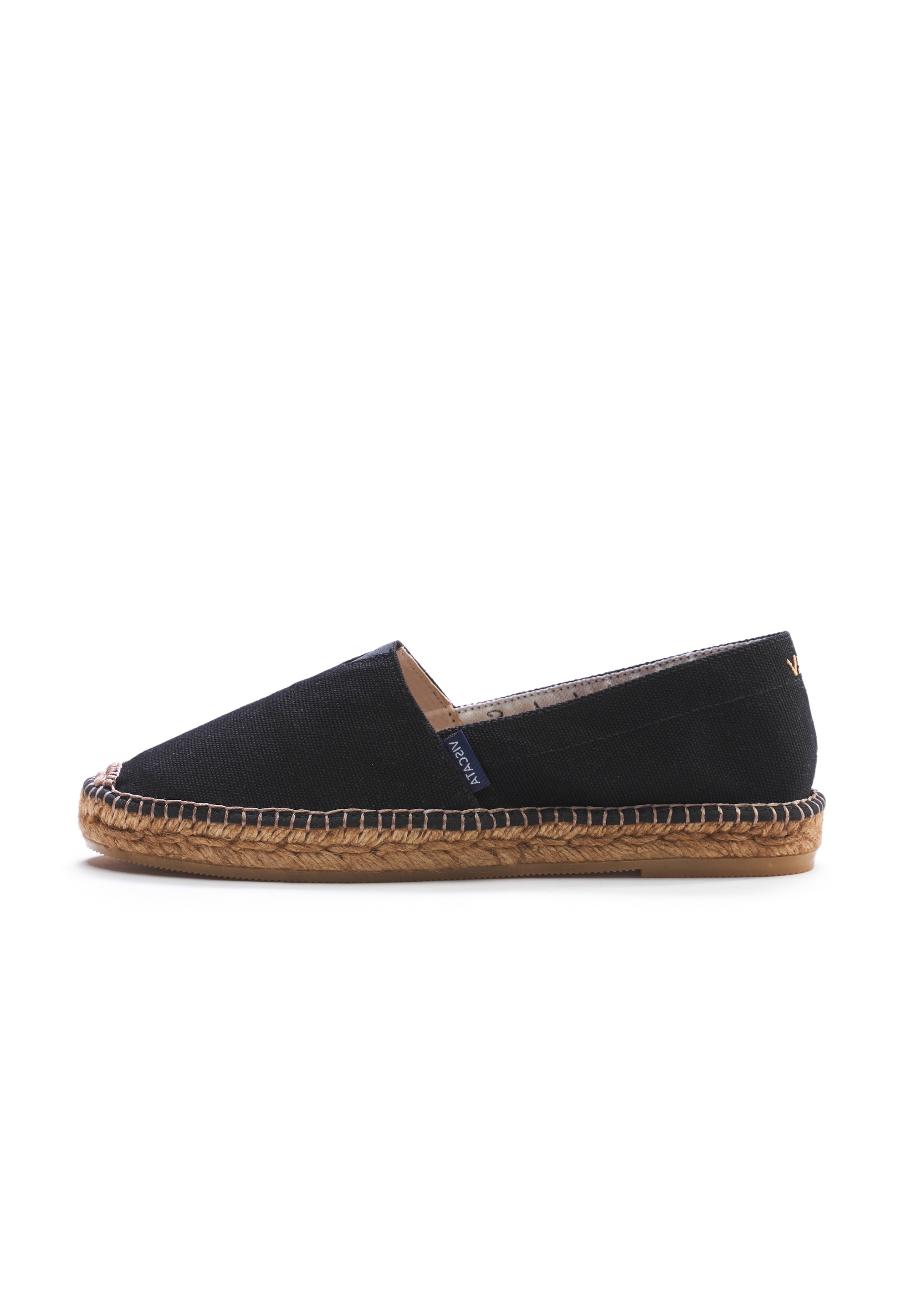 VISCATA Espadrille "Barceloneta" aus Baumwolle und Natur-Jute hergestellt