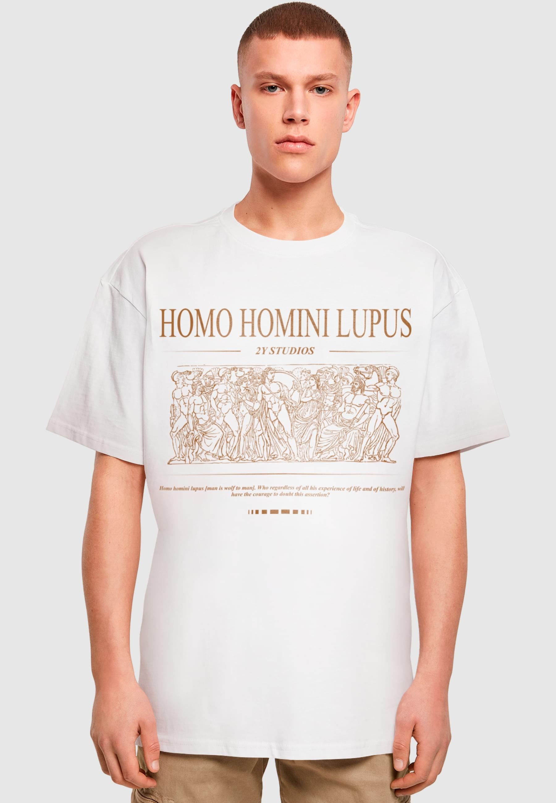 2Y Studios T-Shirt »2Y Studios Herren Homini Oversize Tee«, (1 tlg.)