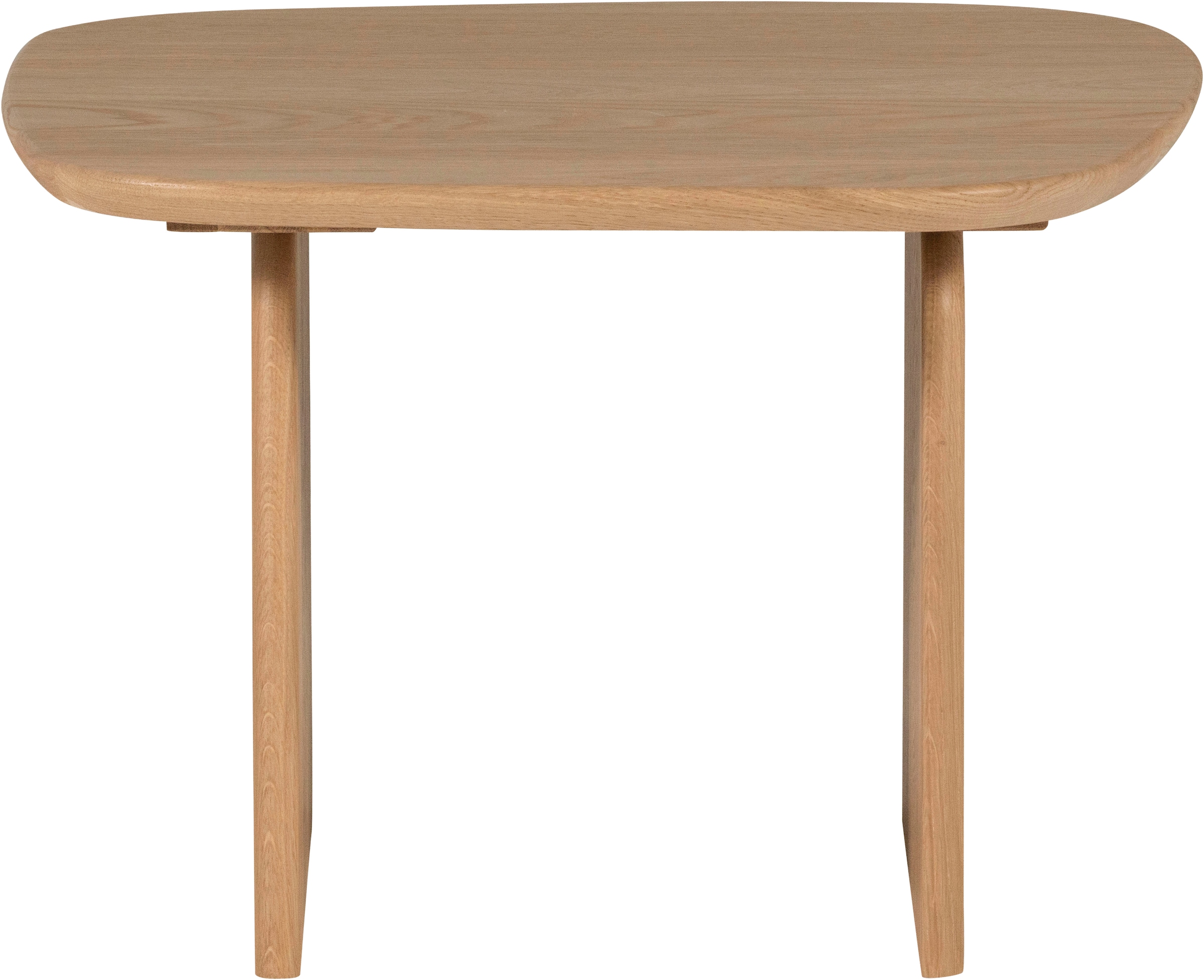 WOOOD Couchtisch »Tablo mit FSC®-Mix Eichenholz und organischer Form B60 x T60 x H40 cm« Transparente Schutzlackierung, Tragkraft 50 kg, kompakte Ausführung