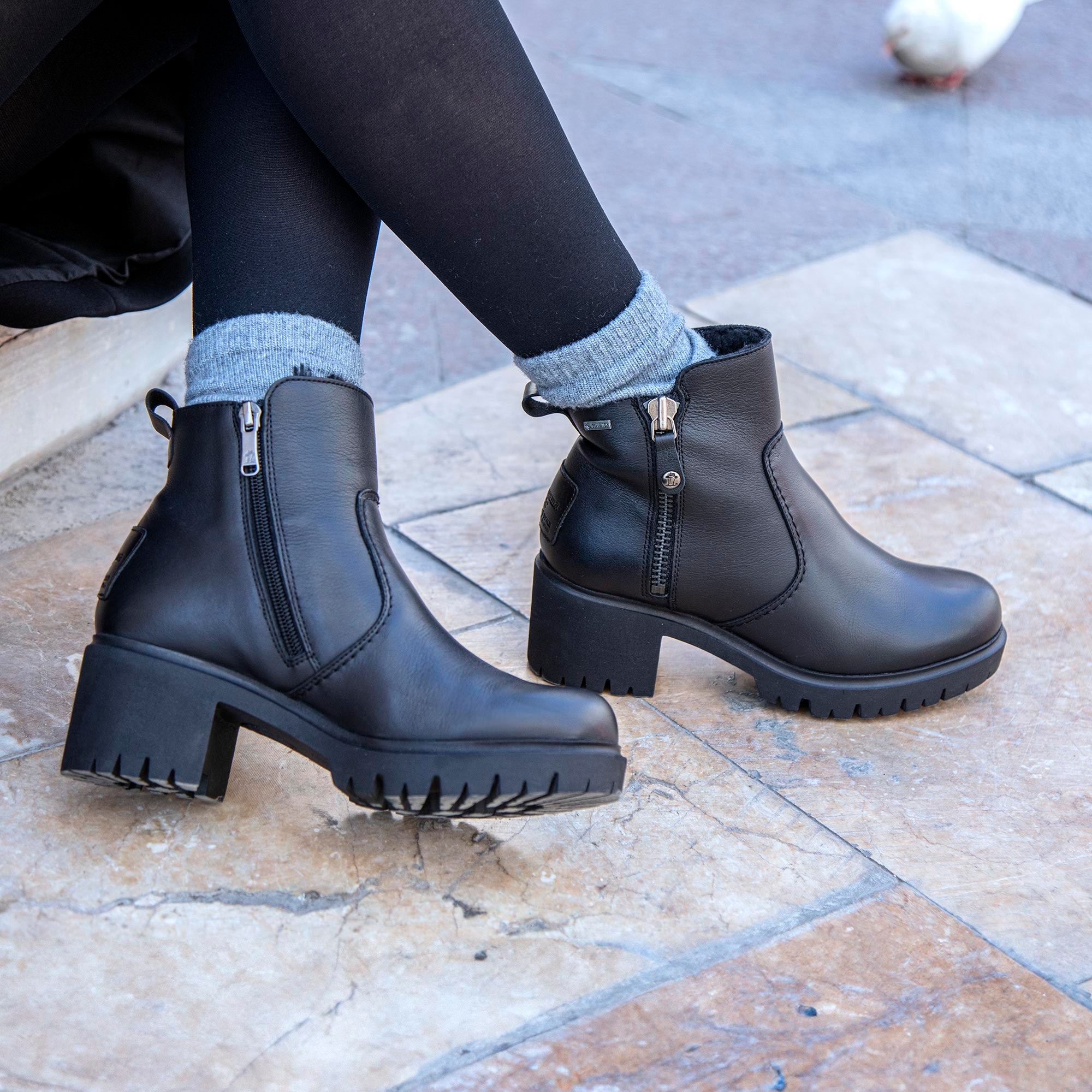 Panama Jack Stiefelette »GTX«, Winterboots, Blockabsatz, mit GORE-TEX-Ausstattung