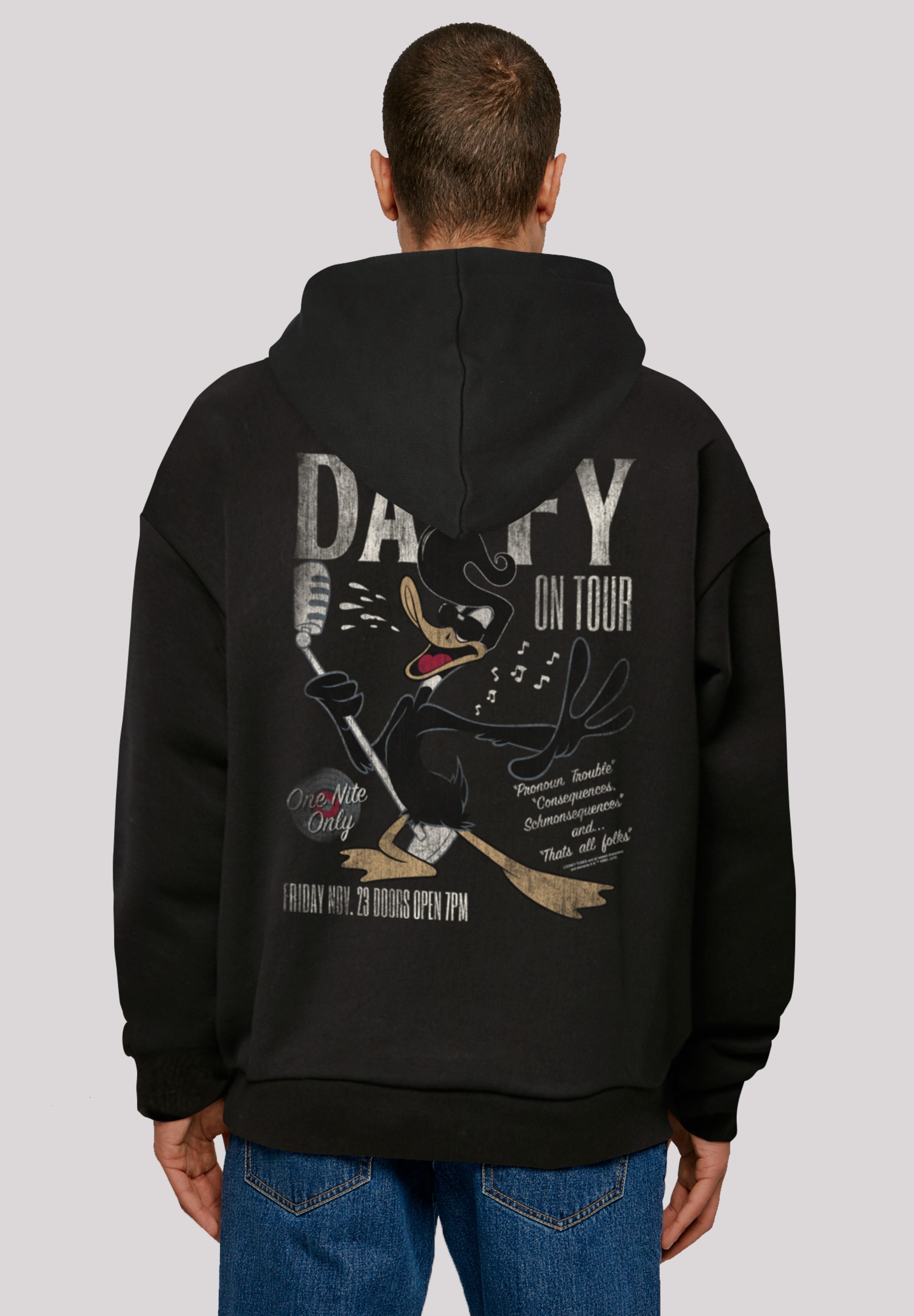 F4NT4STIC Kapuzenpullover "Looney Tunes Daffy Duck Concert", Print günstig online kaufen