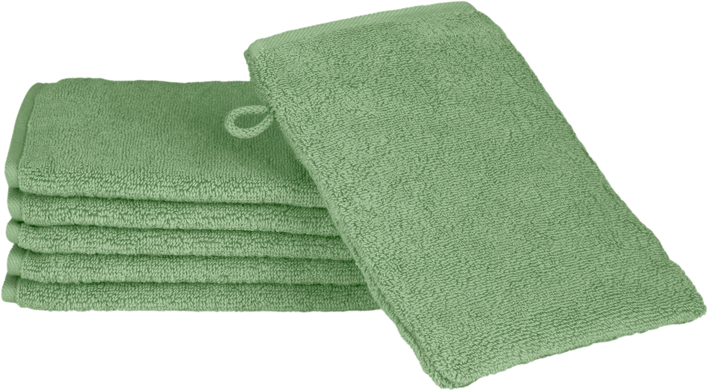 ROSS Waschhandschuh »Sensual Skin«, (6 St.), mit Aloe-Vera-Öl veredelt