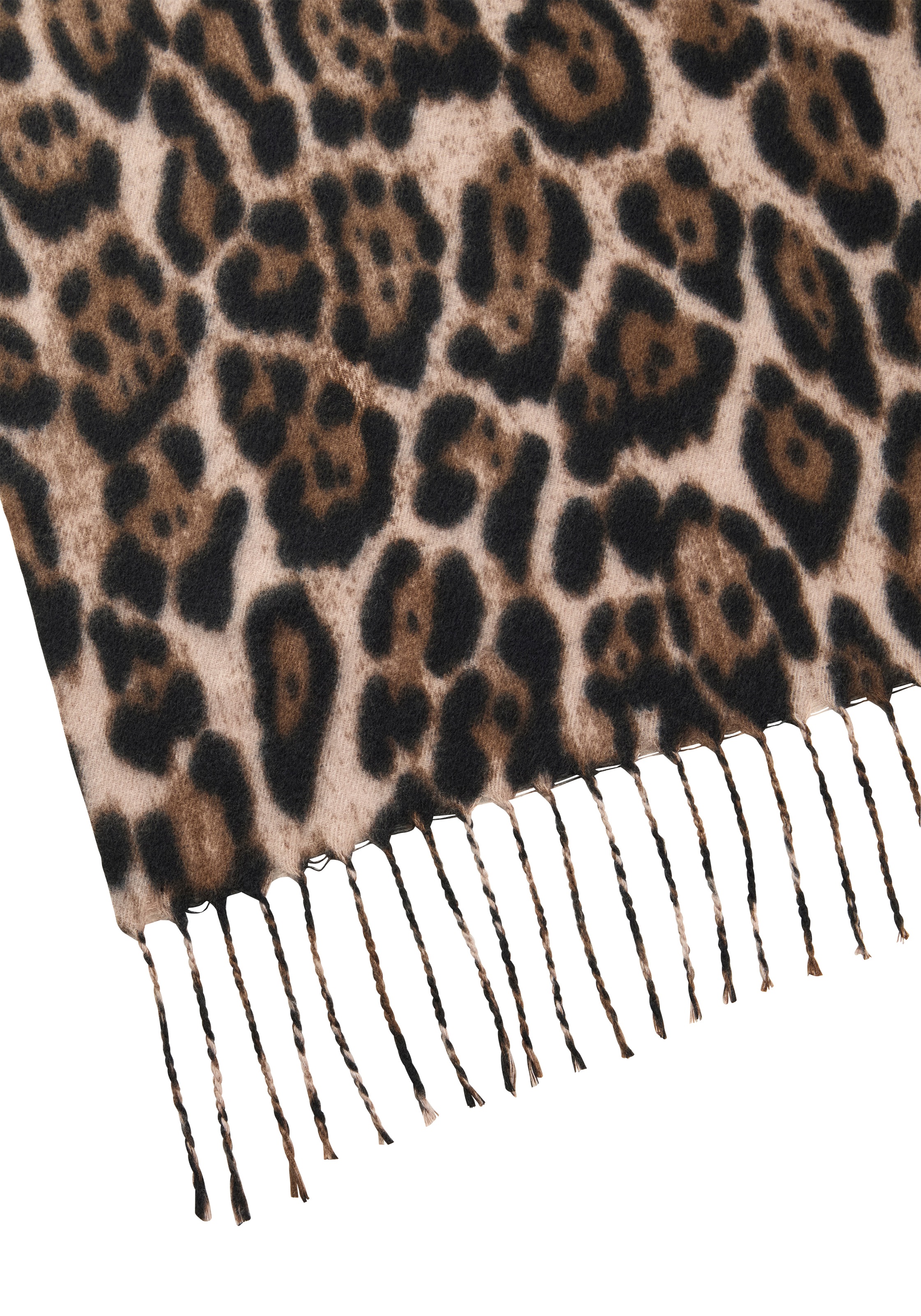 Laura Scott Modeschal, im trendigen Leopard-Design mit Fransen - NEW günstig online kaufen