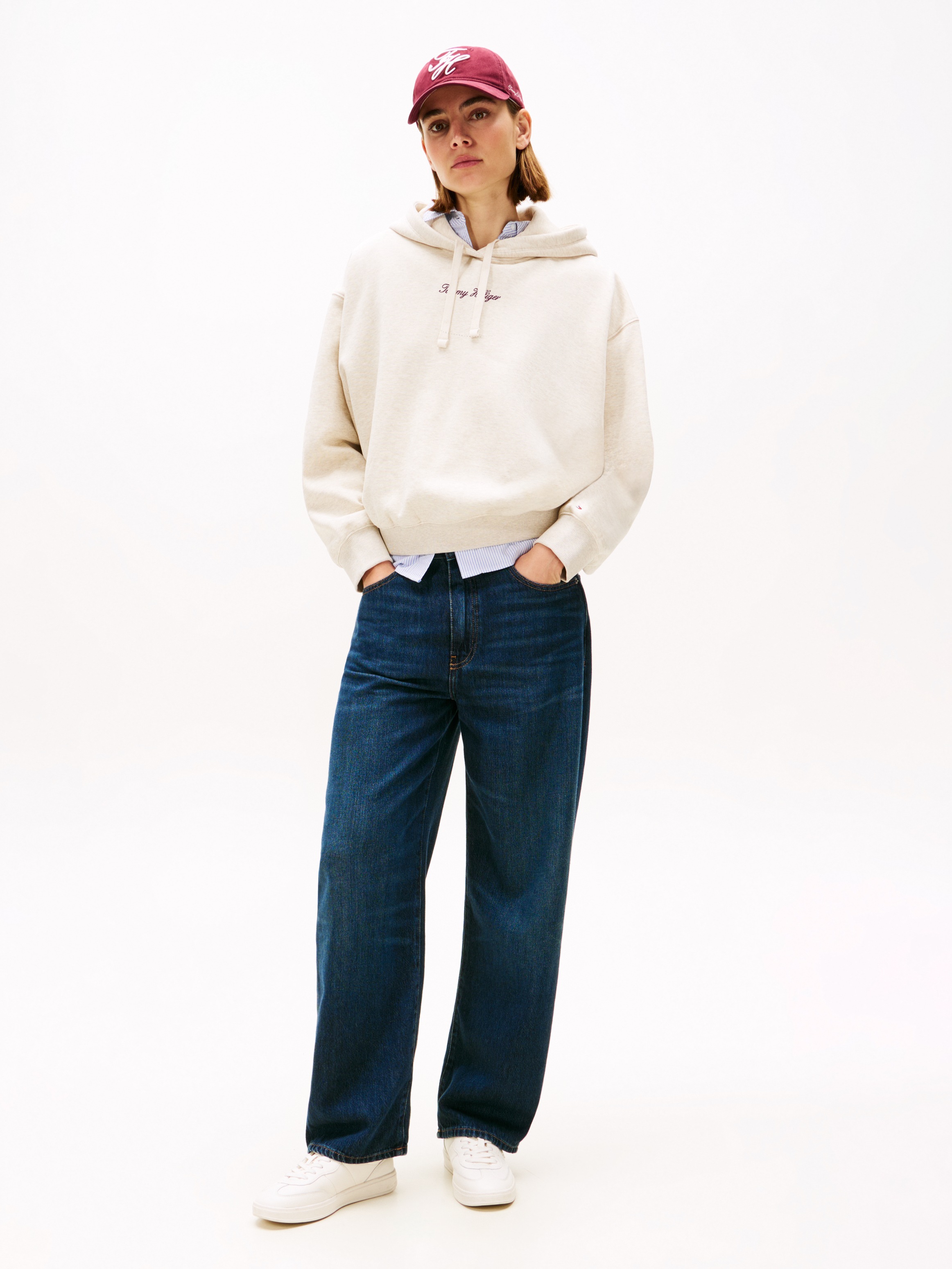 Thumbnail - Tommy Hilfiger Kapuzensweatshirt "CLASSIC SCRIPT FLEECE HOODIE"