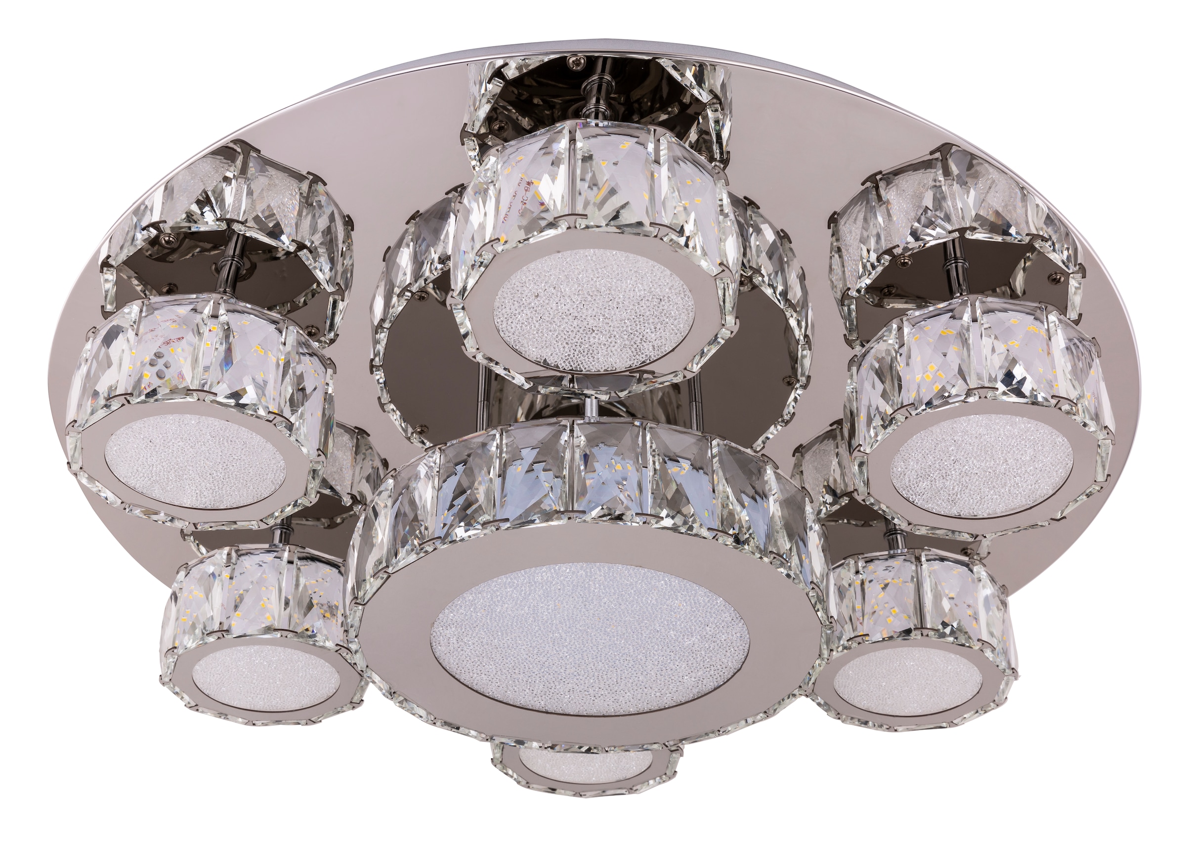 GLOBO LIGHTING LED Deckenleuchte »AMUR«, Leuchtmittel LED-Modul | LED fest integriert, Deckenlampe/rund/Wohnzimmer/Schlafzimmer/modern
